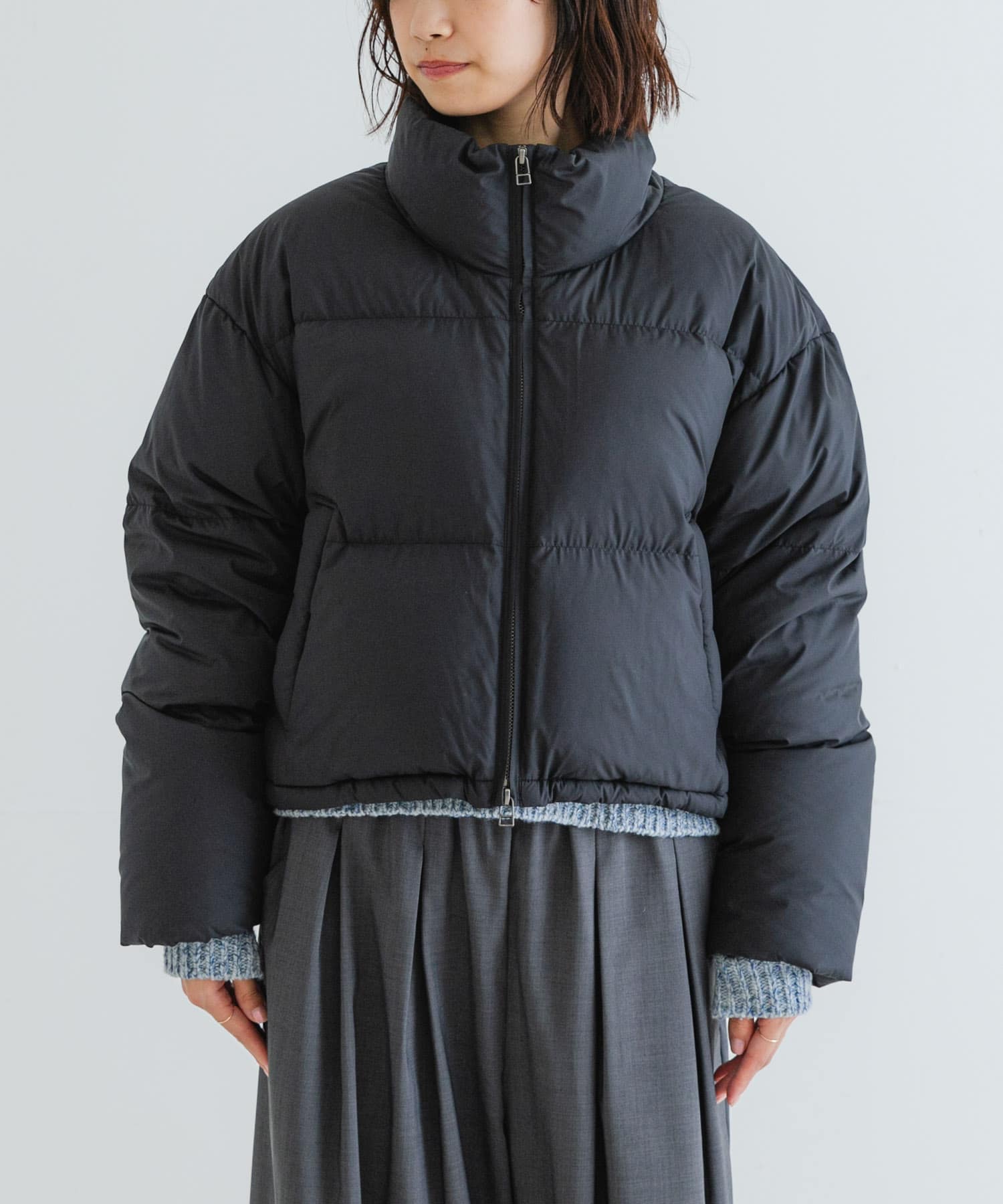 撥水ショートダウンコート(FREE BLACK): アウター｜URBAN