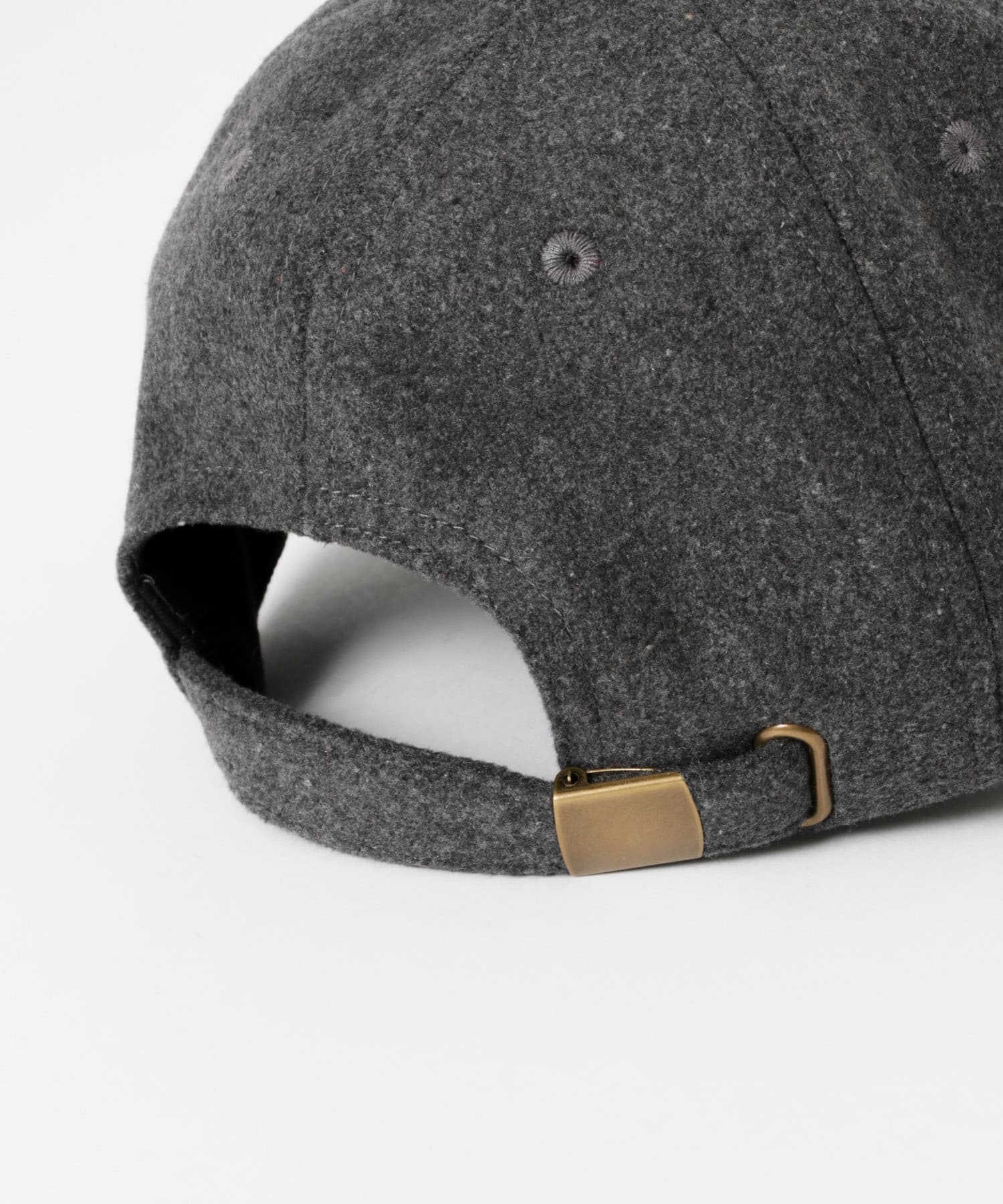 メルトンロゴキャップ CHARCOAL FREE