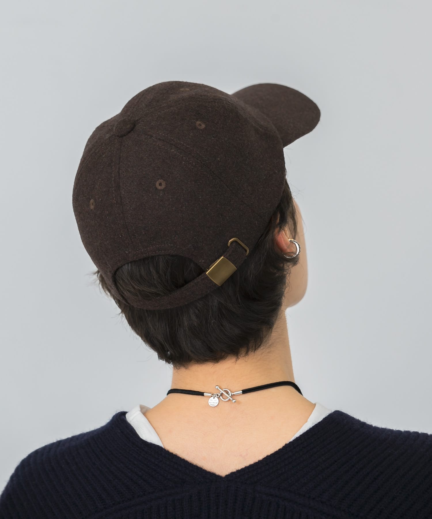 メルトンロゴキャップ BROWN FREE