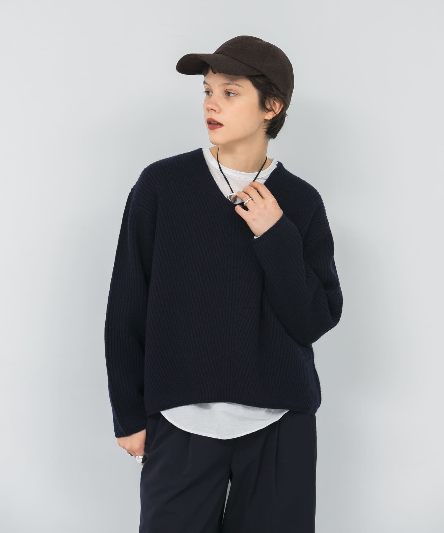 メルトンロゴキャップ BROWN FREE