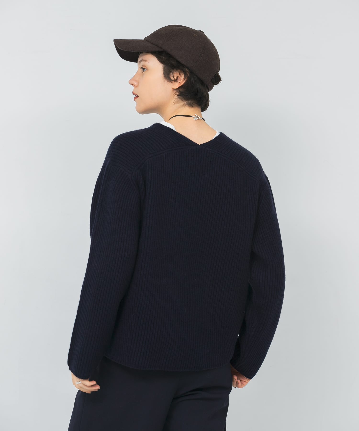 メルトンロゴキャップ BROWN FREE