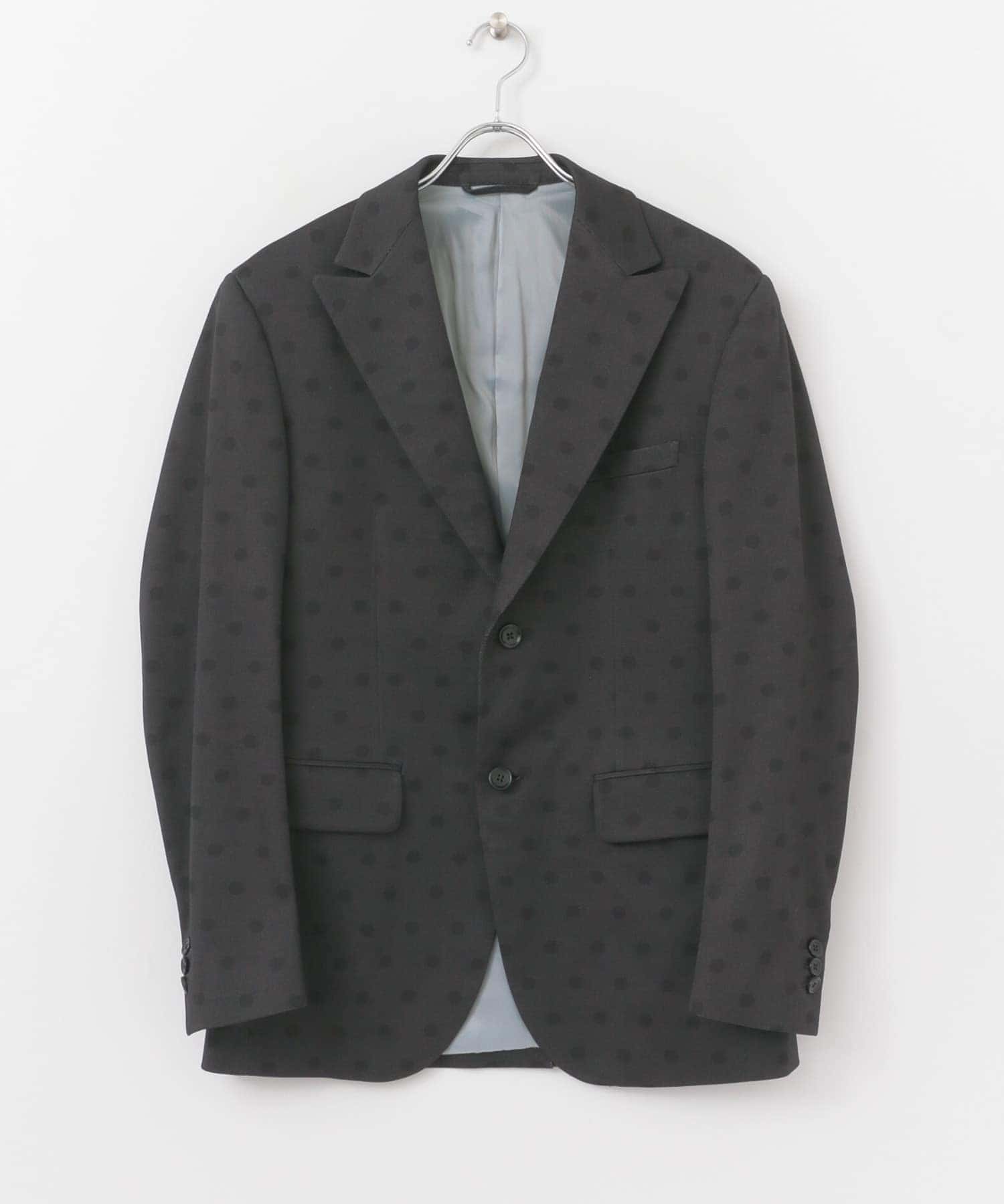 MEHRABIAN55 by URBAN RESEARCH　ドットパターンピークドジャケット BLACK 44