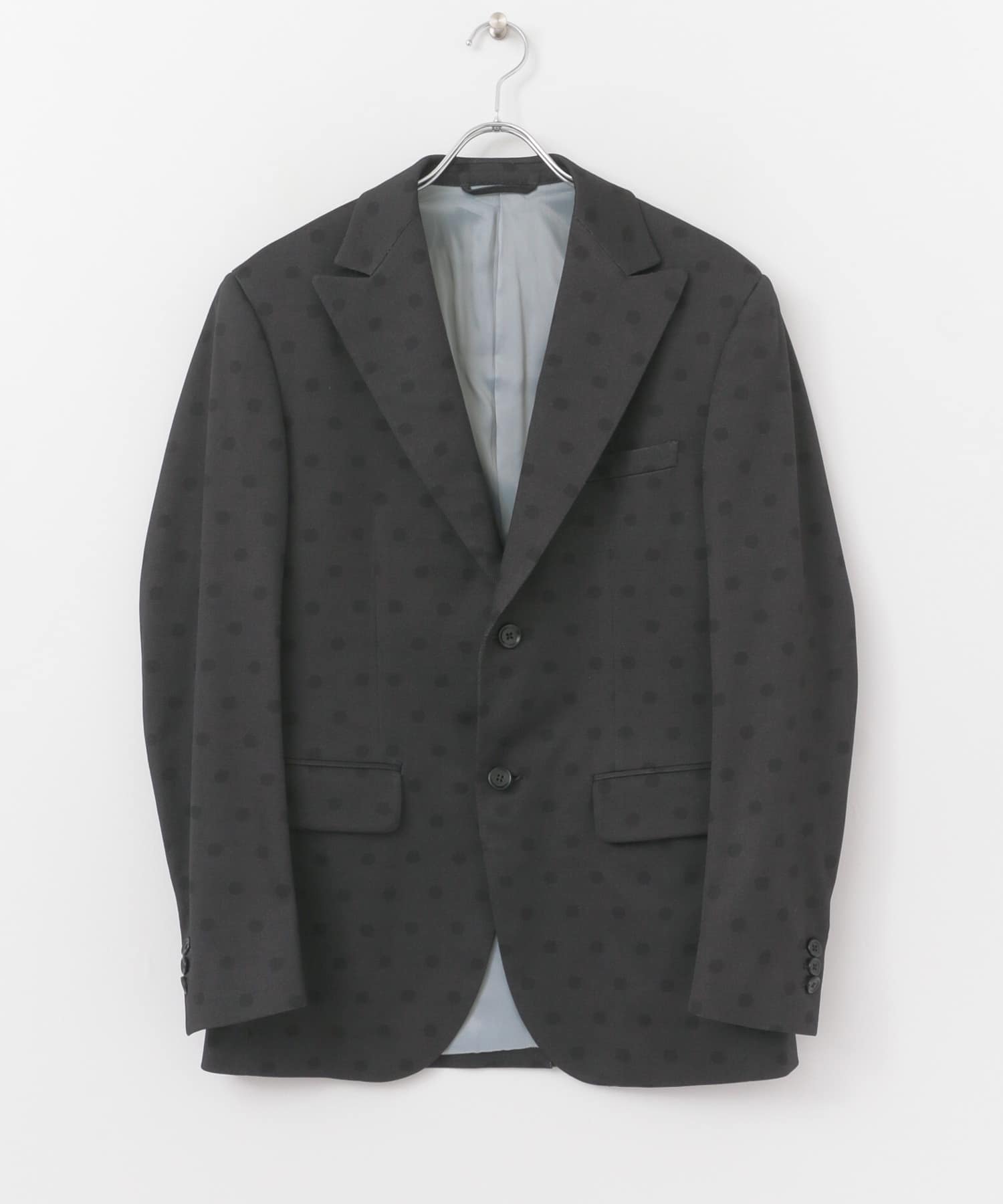 MEHRABIAN55 by URBAN RESEARCH　ドットパターンピークドジャケット BLACK 44