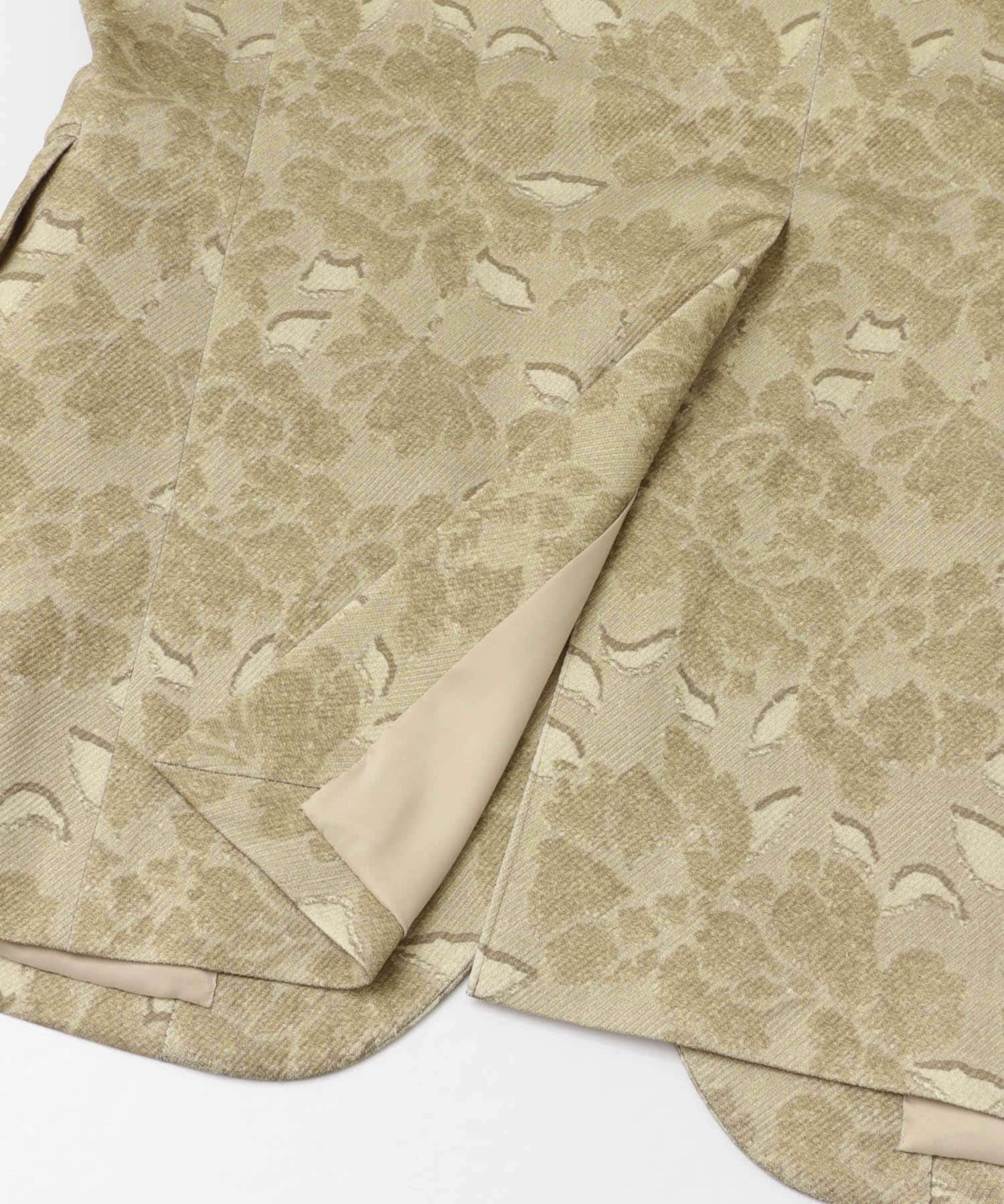 MEHRABIAN55 by URBAN RESEARCH　カットパイルパターンノッチドジャケット BEIGE 44