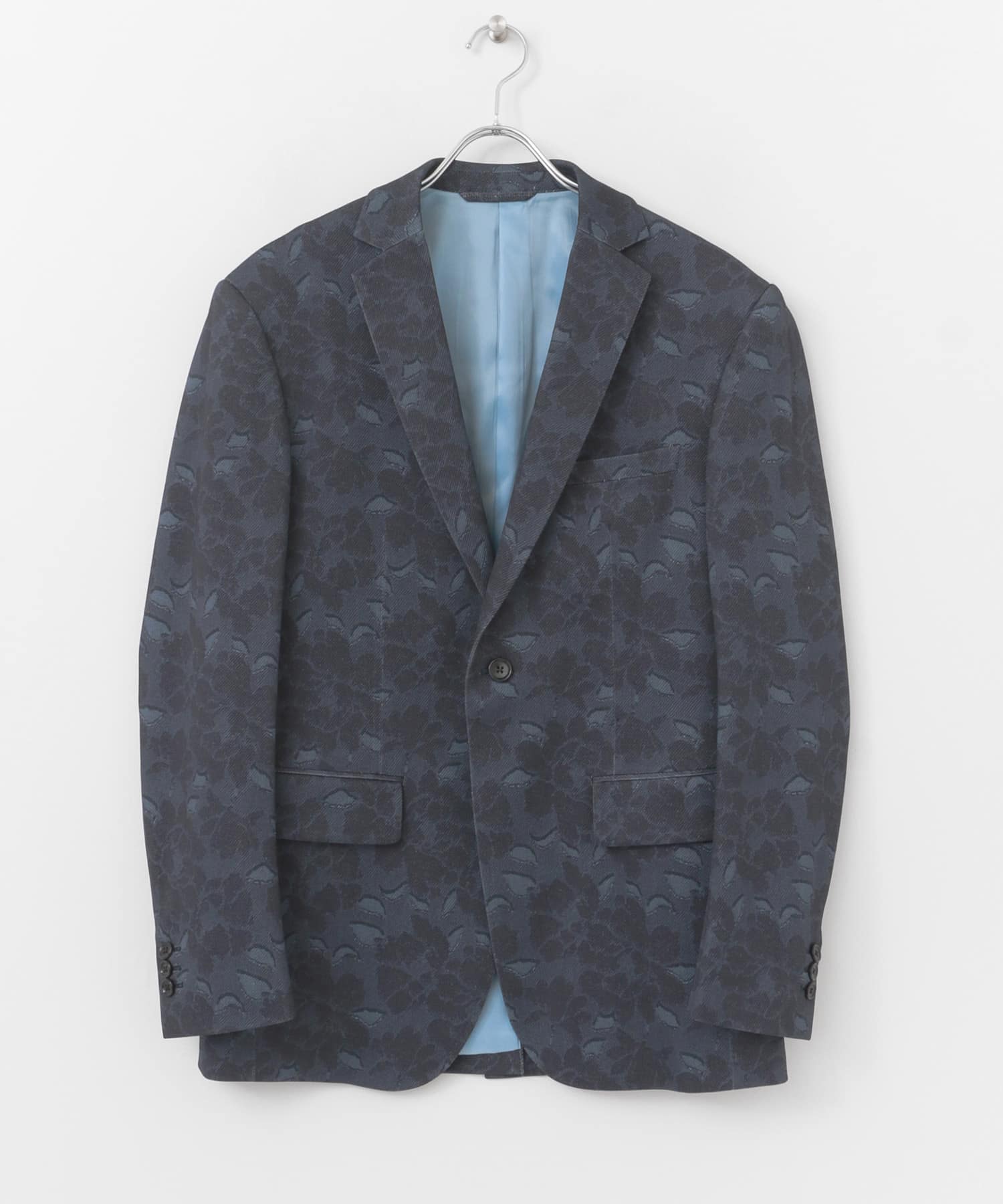 MEHRABIAN55 by URBAN RESEARCH　カットパイルパターンノッチドジャケット NAVY 44