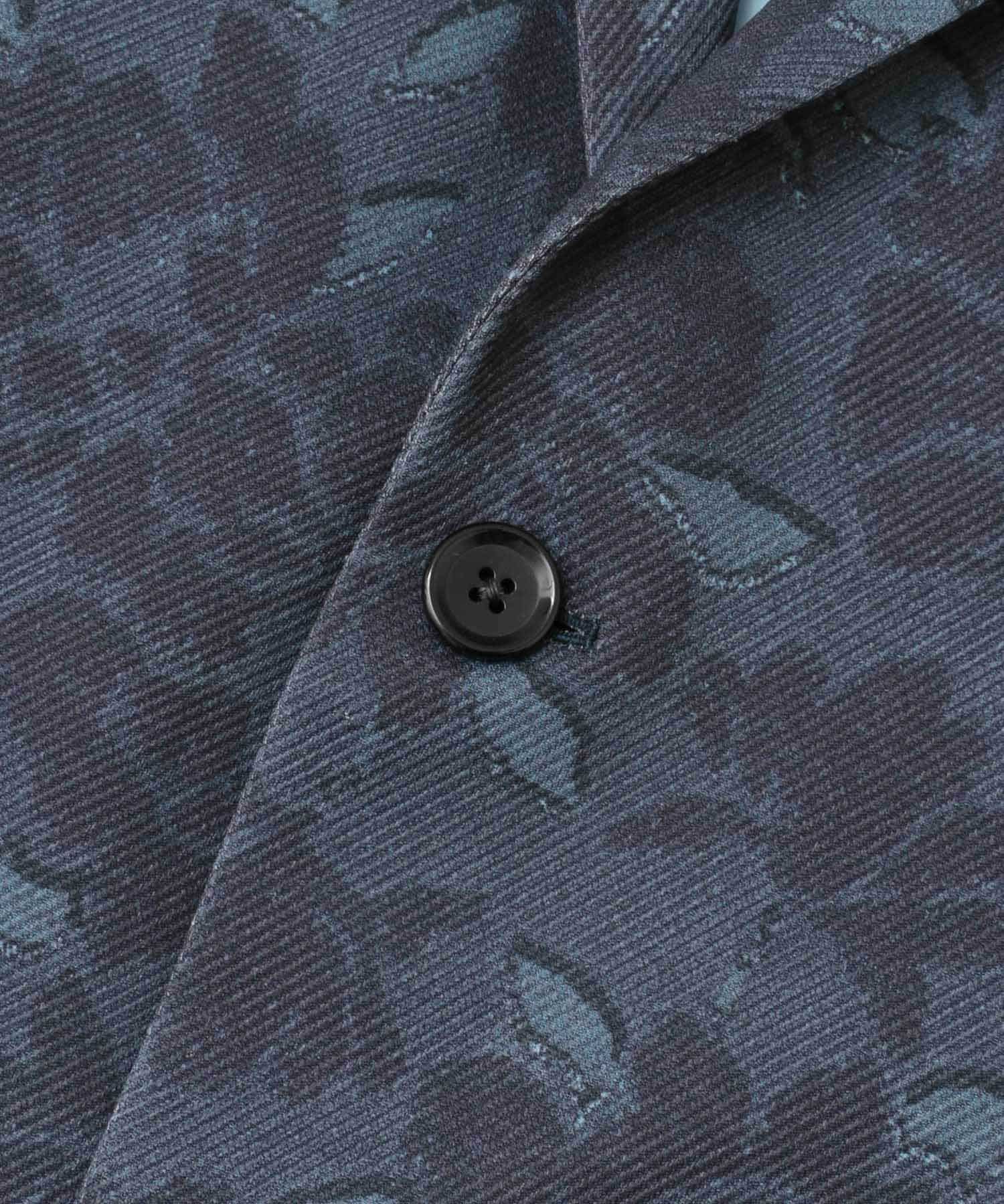 MEHRABIAN55 by URBAN RESEARCH　カットパイルパターンノッチドジャケット NAVY 44