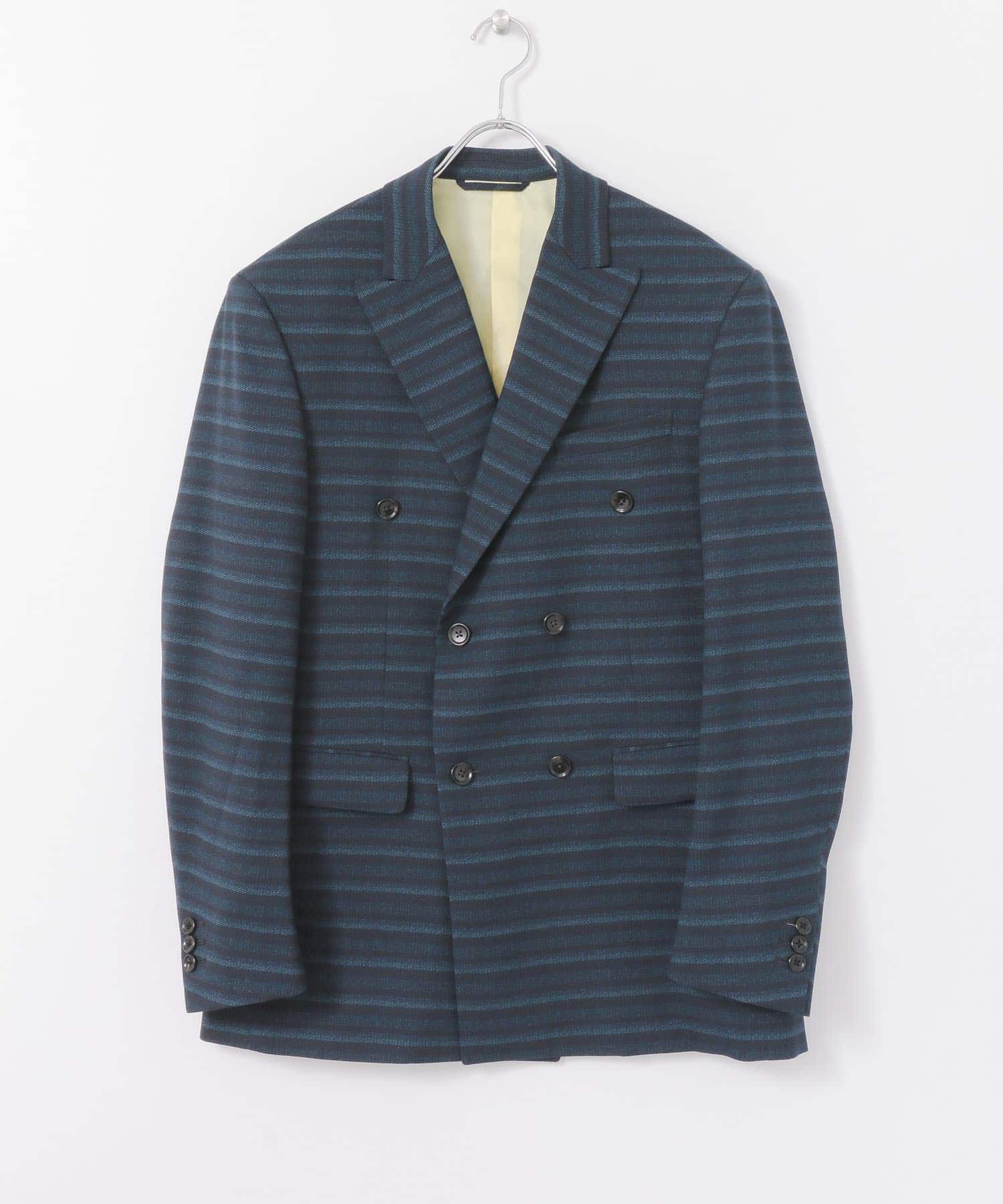 MEHRABIAN55 by URBAN RESEARCH　グラデーションボーダーWジャケット NAVY 44