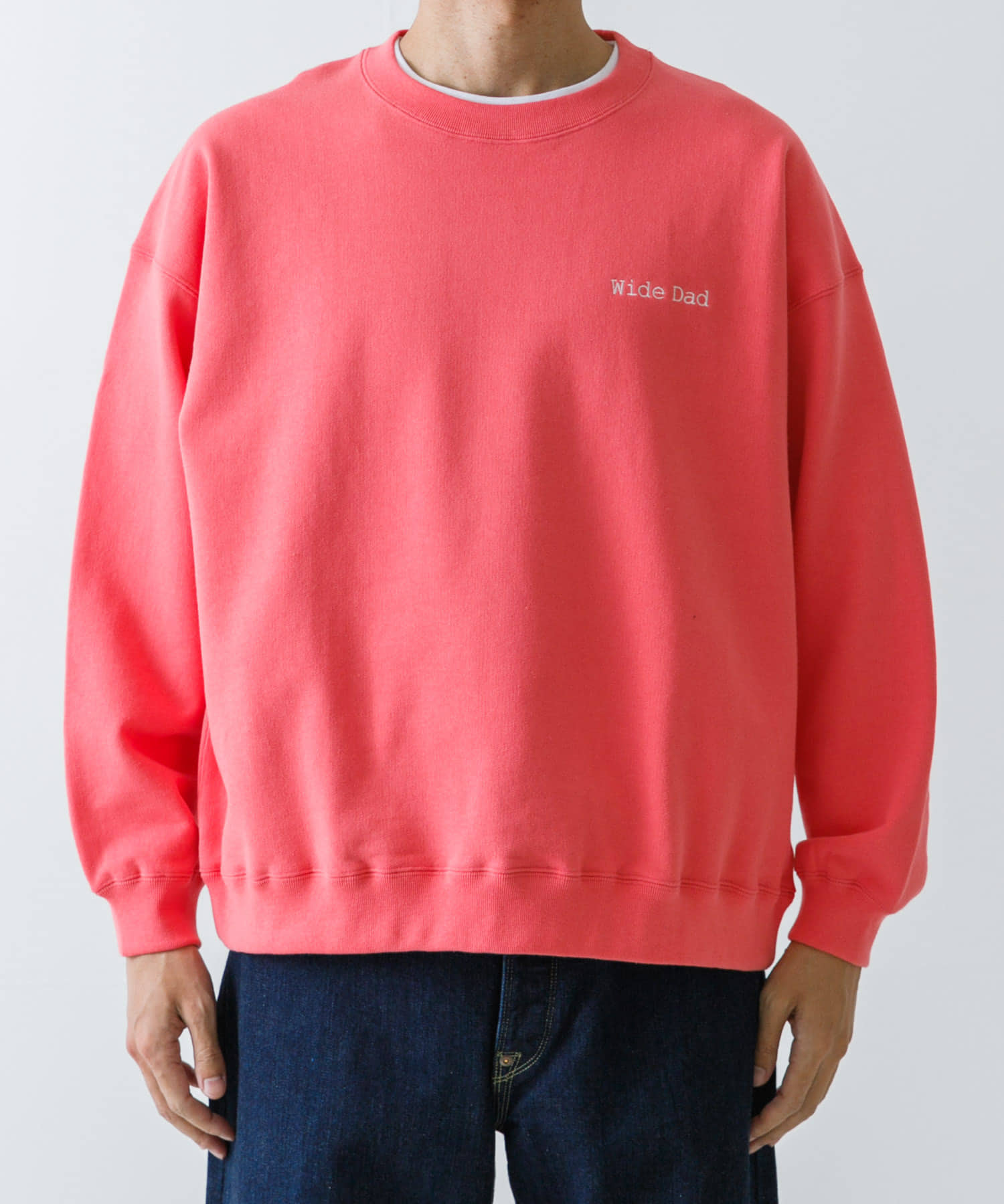Wide Dad SUPER WIDE SWEAT CREW-NECK(1 PINK): トップス｜URBAN 
