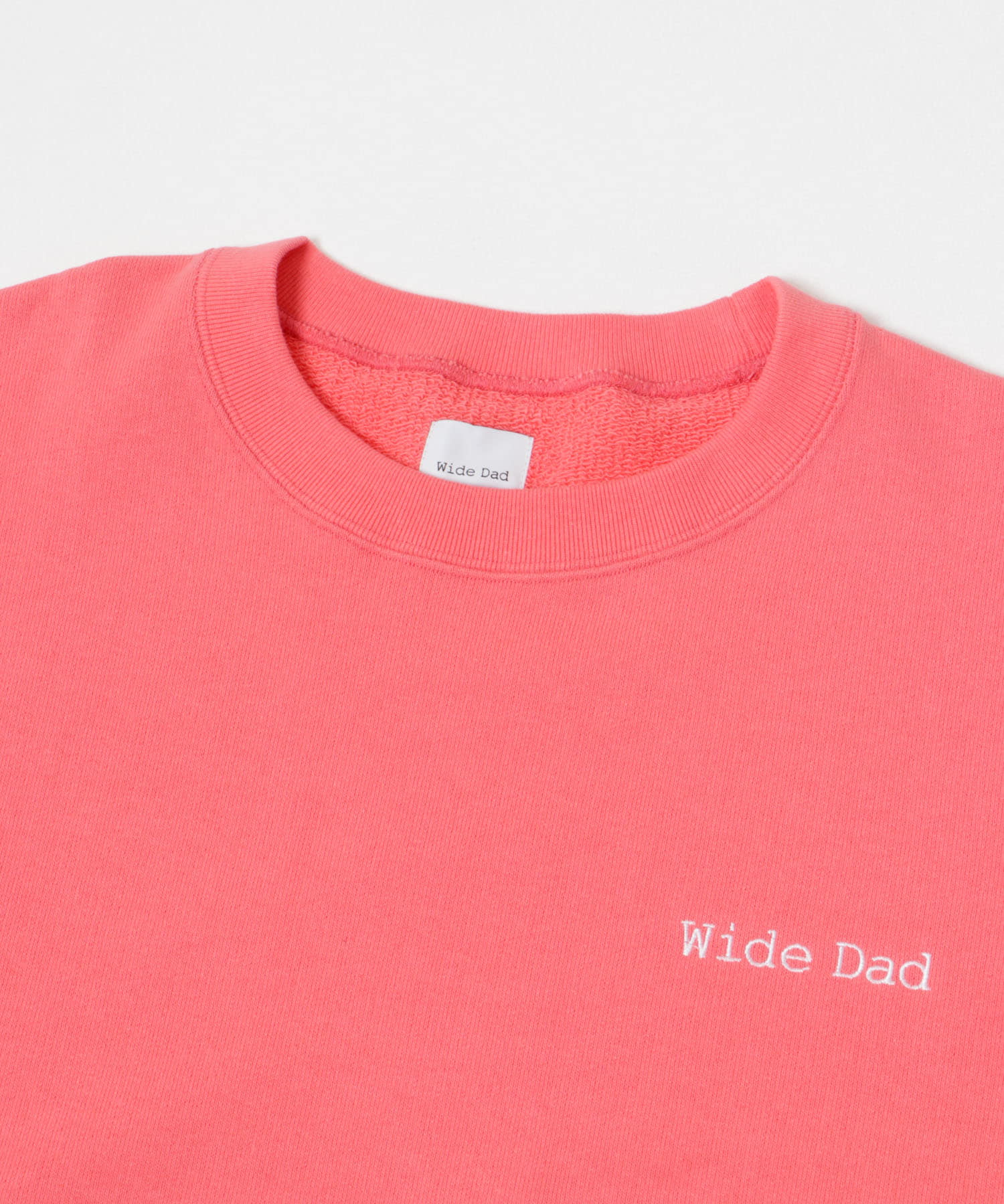 SUPER WIDE SWEAT CREW-NECK PINK 1