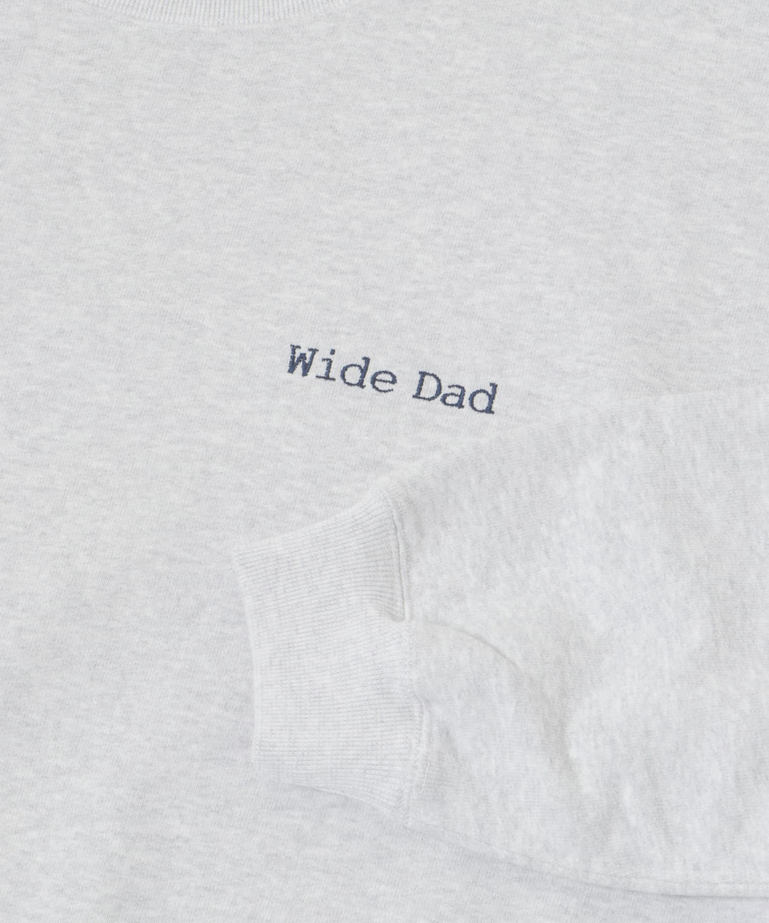 SUPER WIDE SWEAT CREW-NECK ASH 1