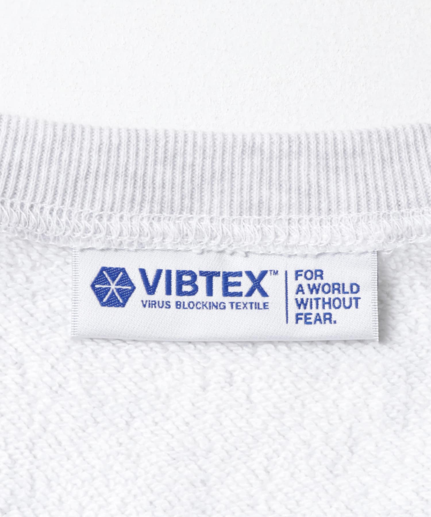 『別注』VIBTEX×URBAN RESEARCH　CREWNECK SWEAT ASH M