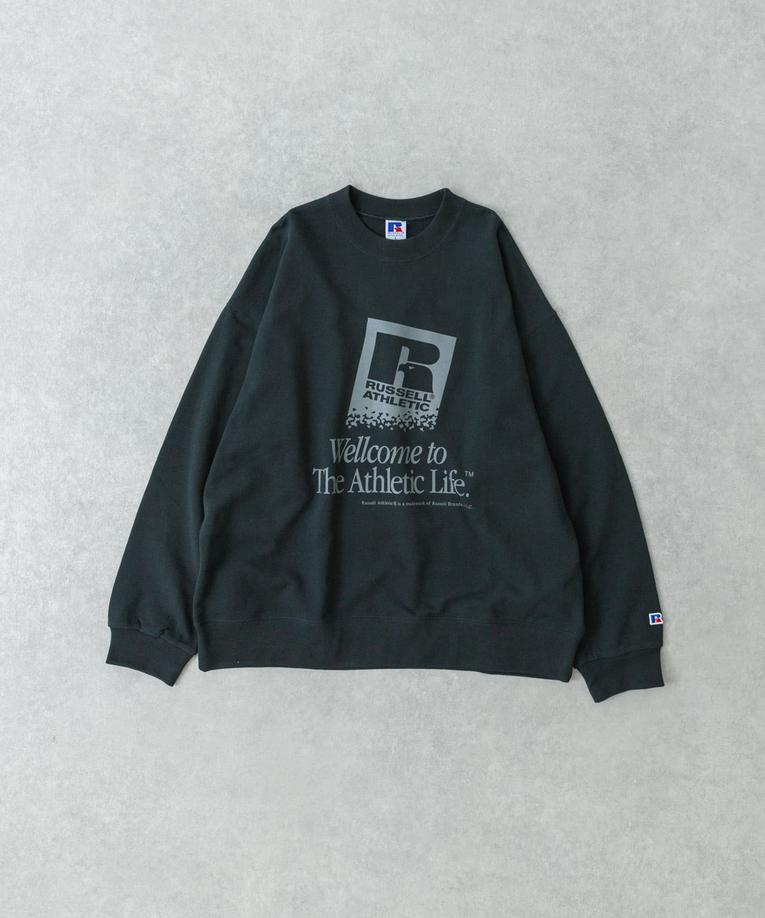 『別注』RUSSELL ATHLETIC×UR　GRAPHIC SWEAT SUMI K L