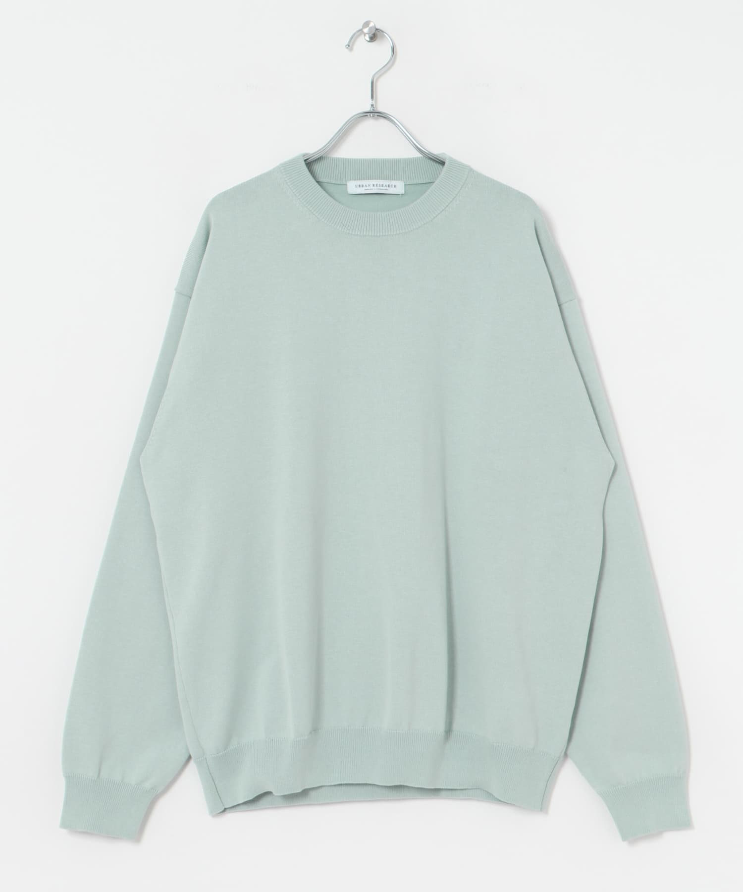 ガス焼きシルケットクルーネック MINT M