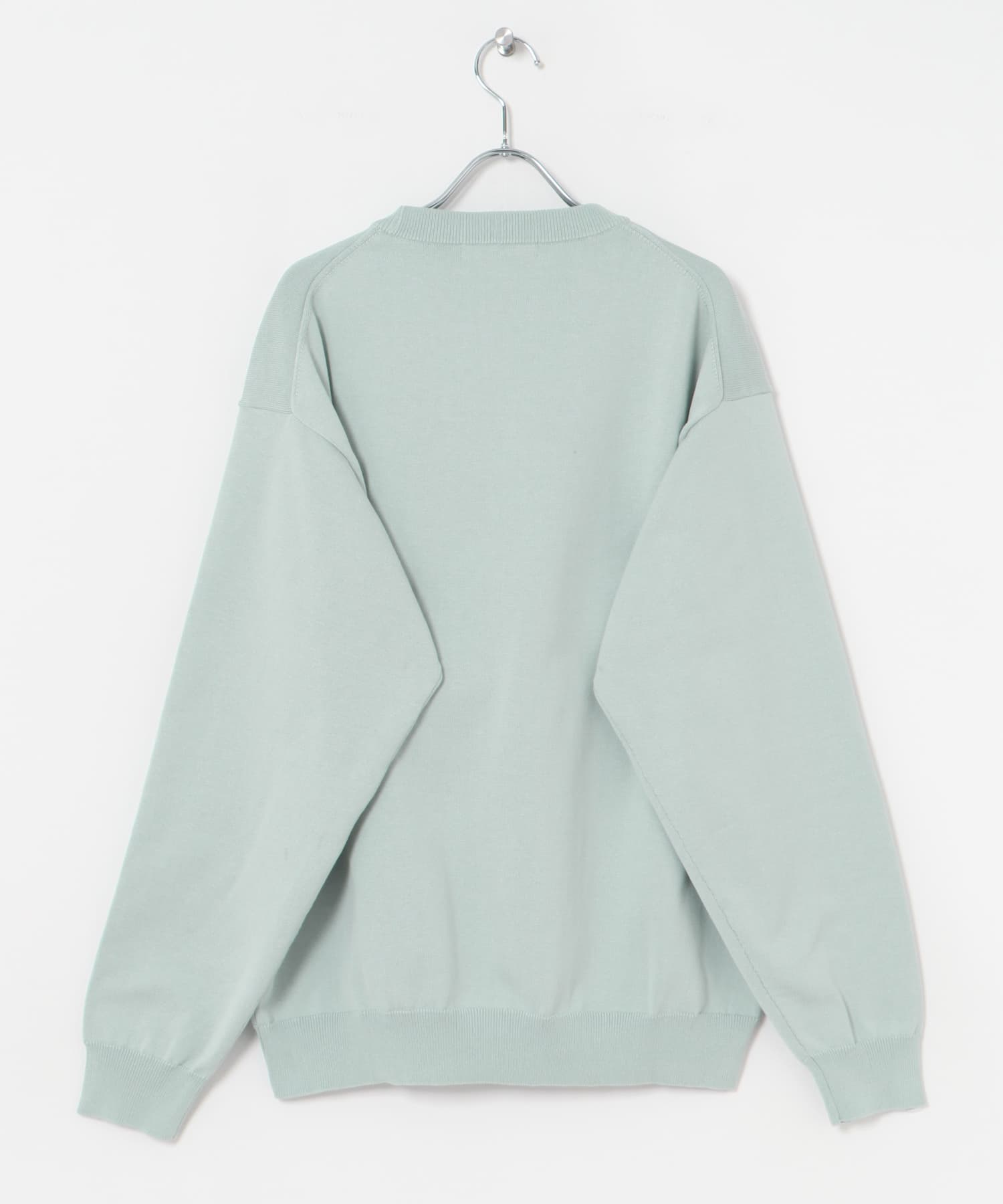 ガス焼きシルケットクルーネック MINT M
