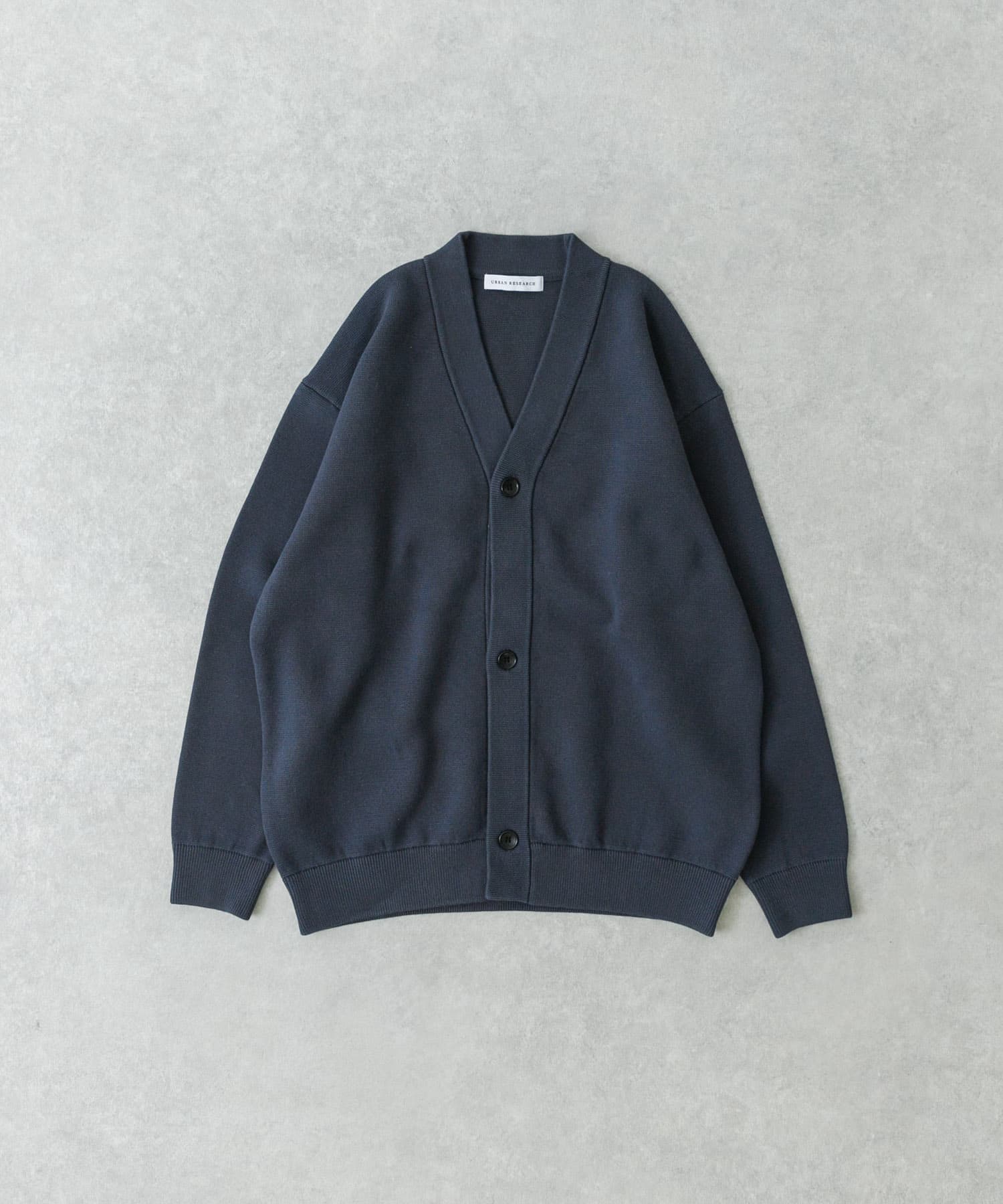 ミラノリブ3Bカーディガン CHARCOAL M