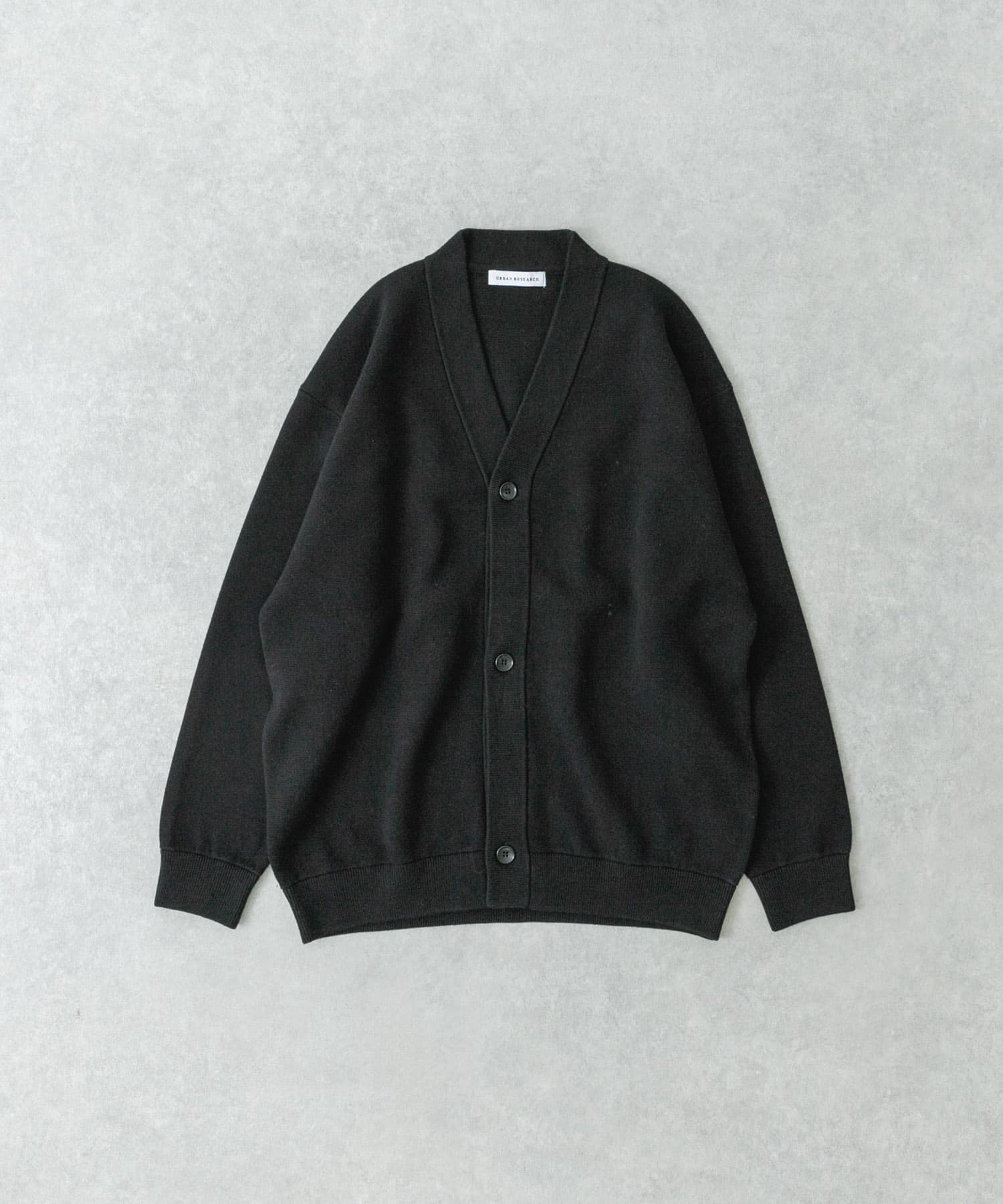 ミラノリブ3Bカーディガン BLACK M