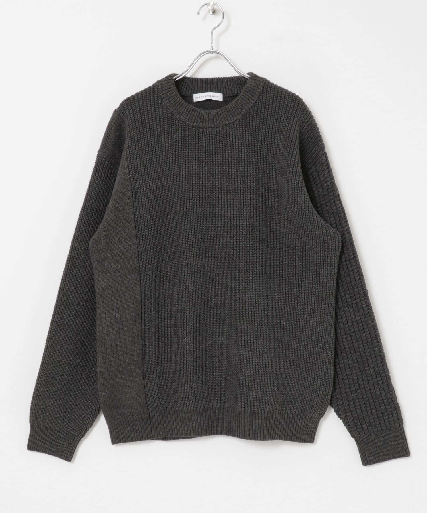 クレイジーパターンニット CHARCOAL M