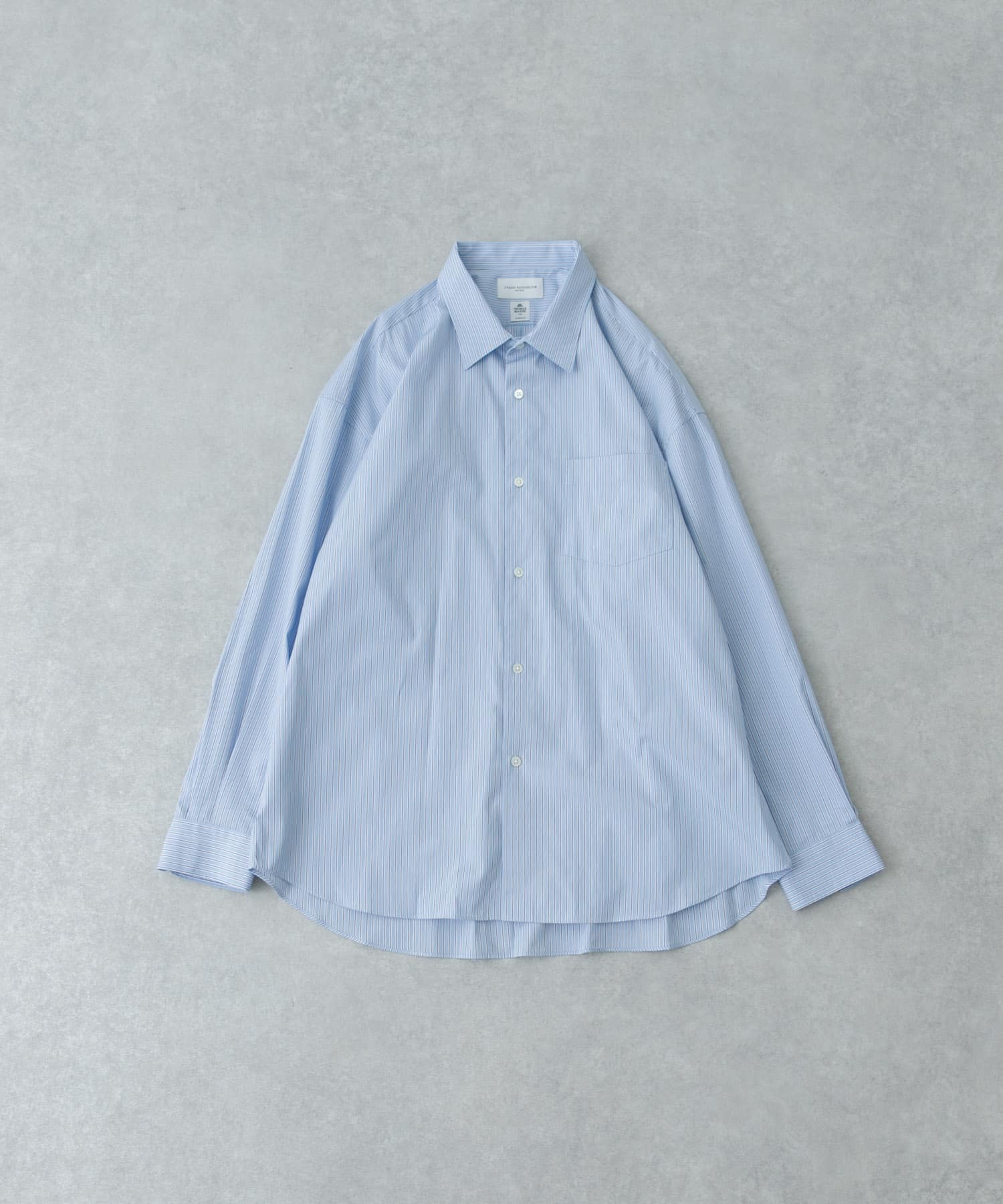 new basic　THOMAS MASON OVER SHIRTS STRIPE L