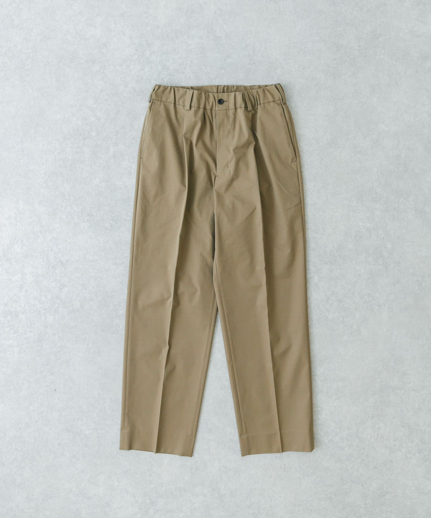 『セットアップ対応』『マシンウォッシャブル』CLEAN DYE TWILL PANTS BEIGE M