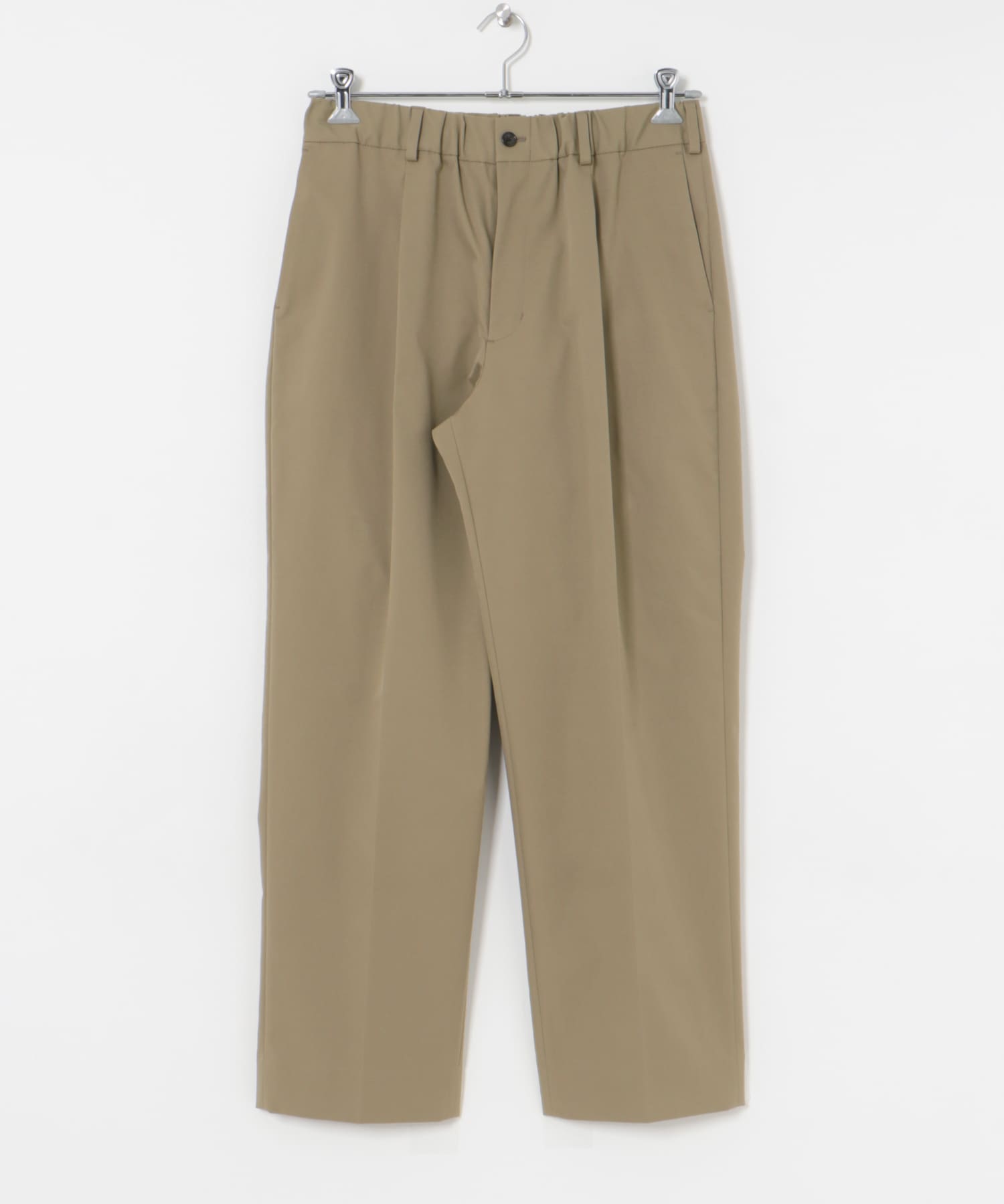 『セットアップ対応』『マシンウォッシャブル』CLEAN DYE TWILL PANTS BEIGE M