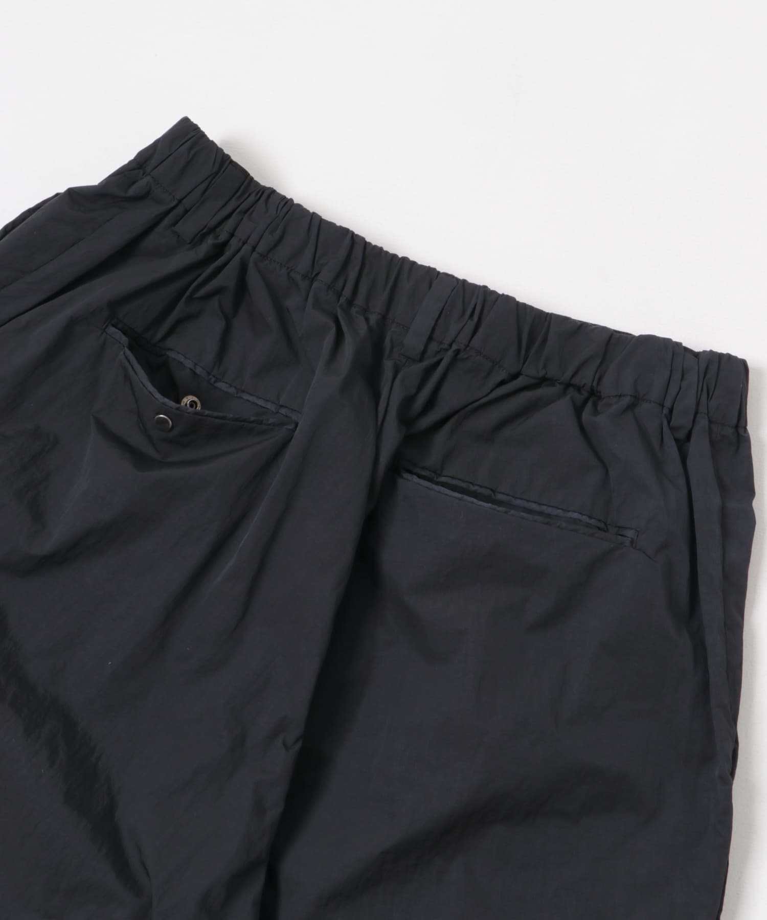 NYLON SUPER WIDE PANTS NAVY 1