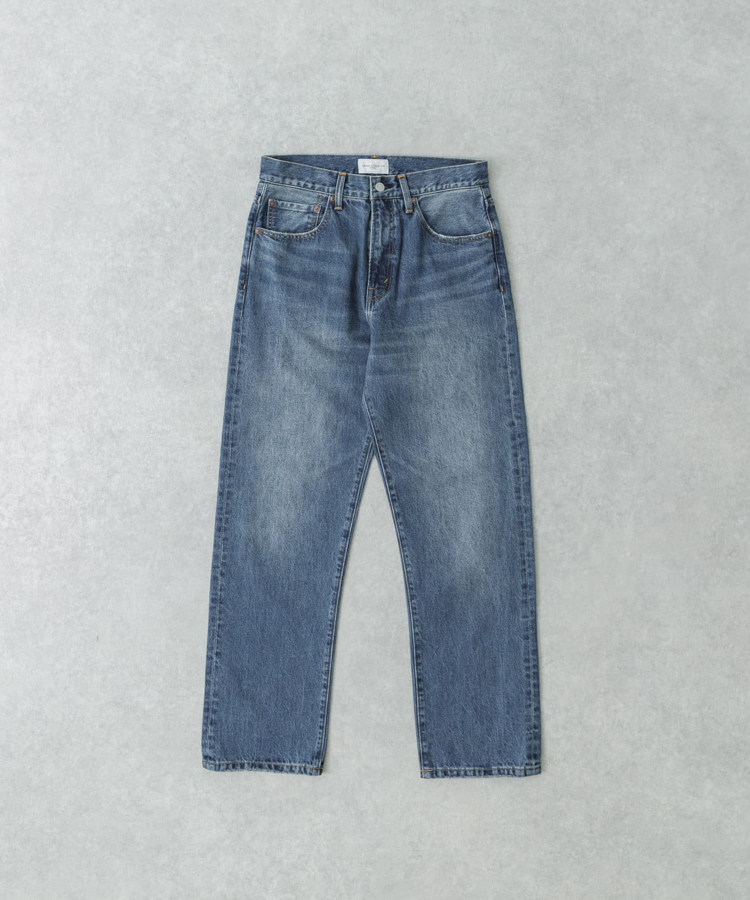 DENIM STRAIGHT PANTS INDIGO S