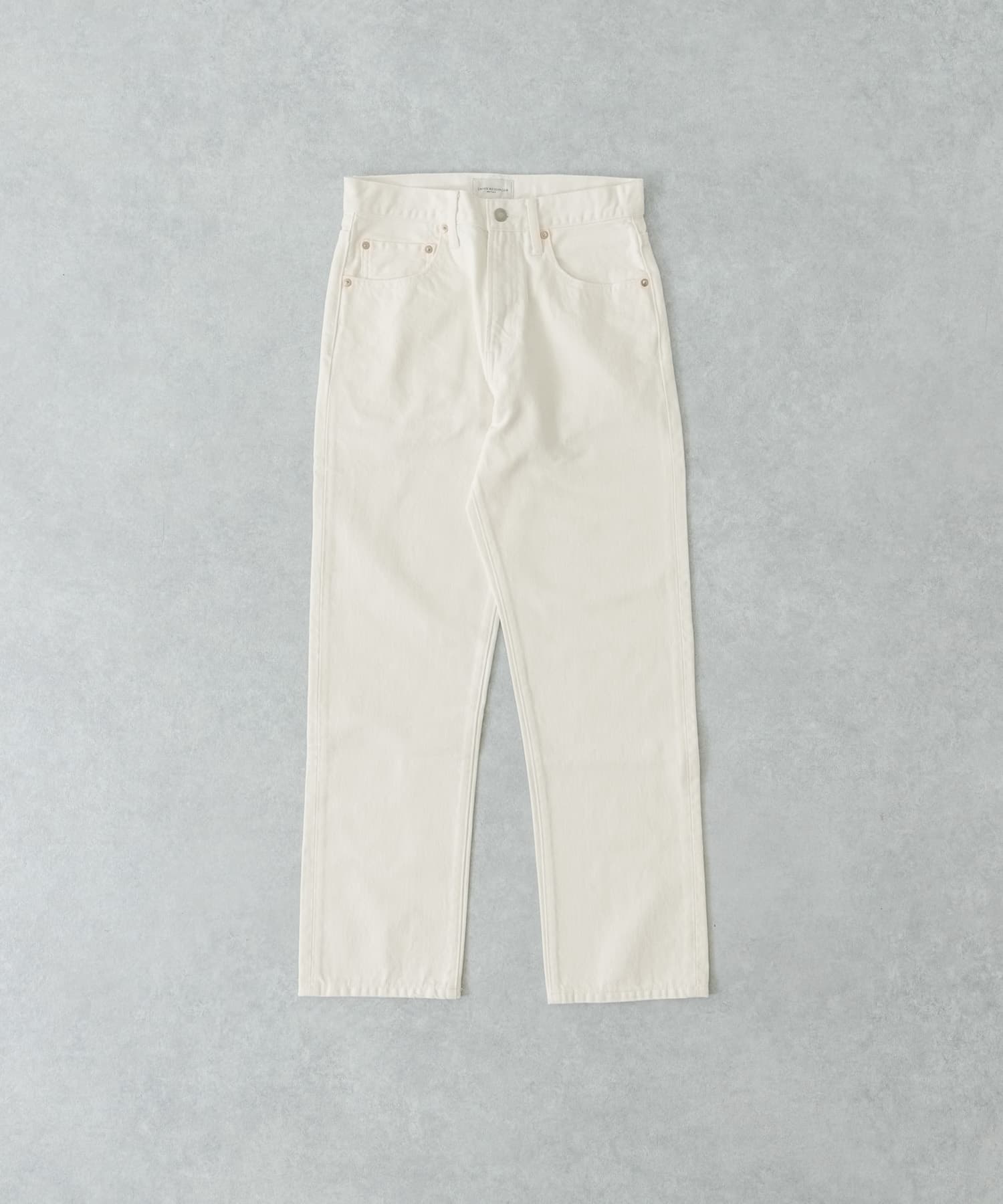 DENIM STRAIGHT PANTS NATURAL S