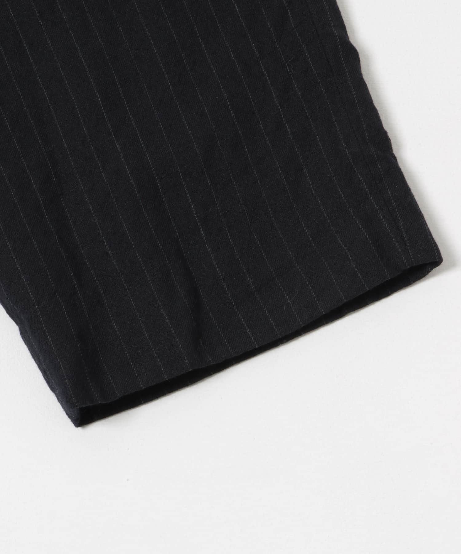 『セットアップ対応』Wool/Linen Trousers NAVY ST M