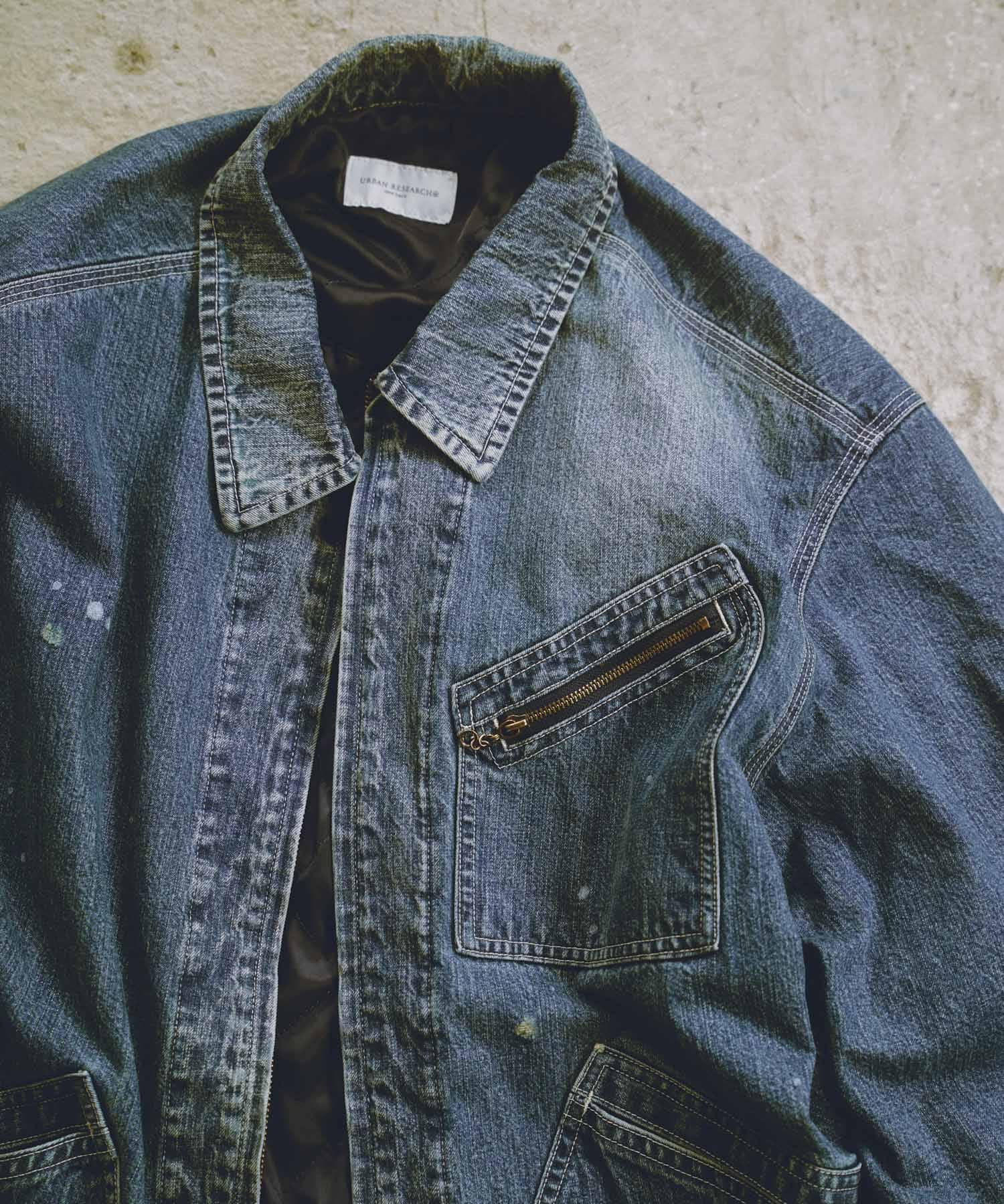 new basic 10oz DENIM WORK JACKET INDIGO L