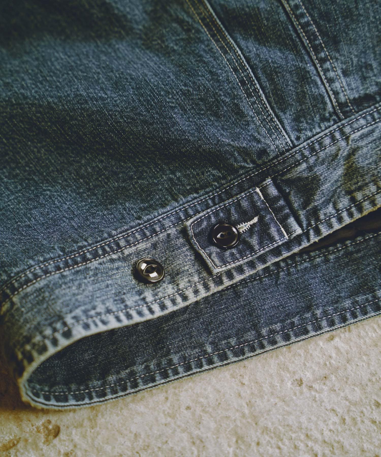 new basic 10oz DENIM WORK JACKET INDIGO L