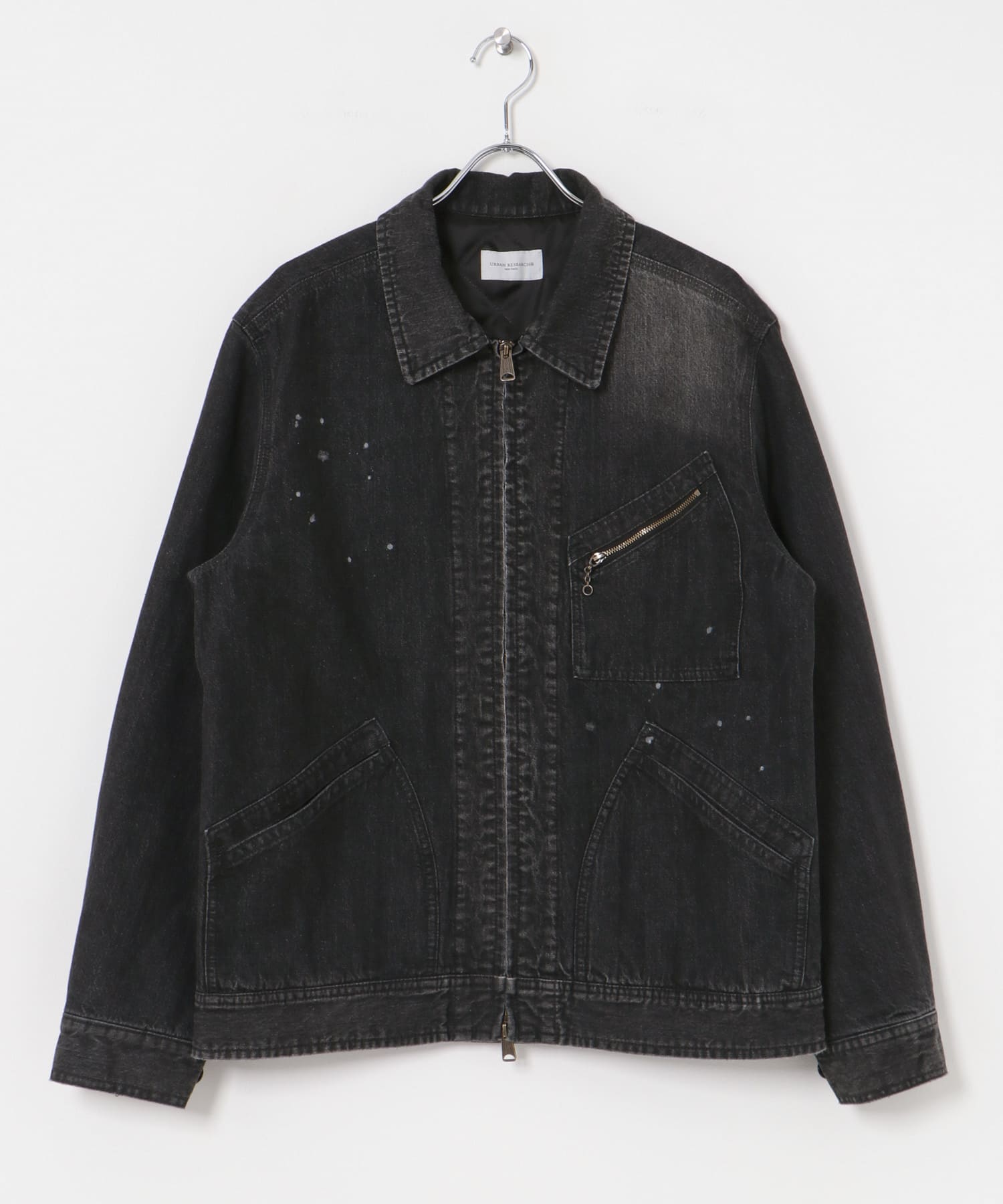 new basic 10oz DENIM WORK JACKET BLACK M