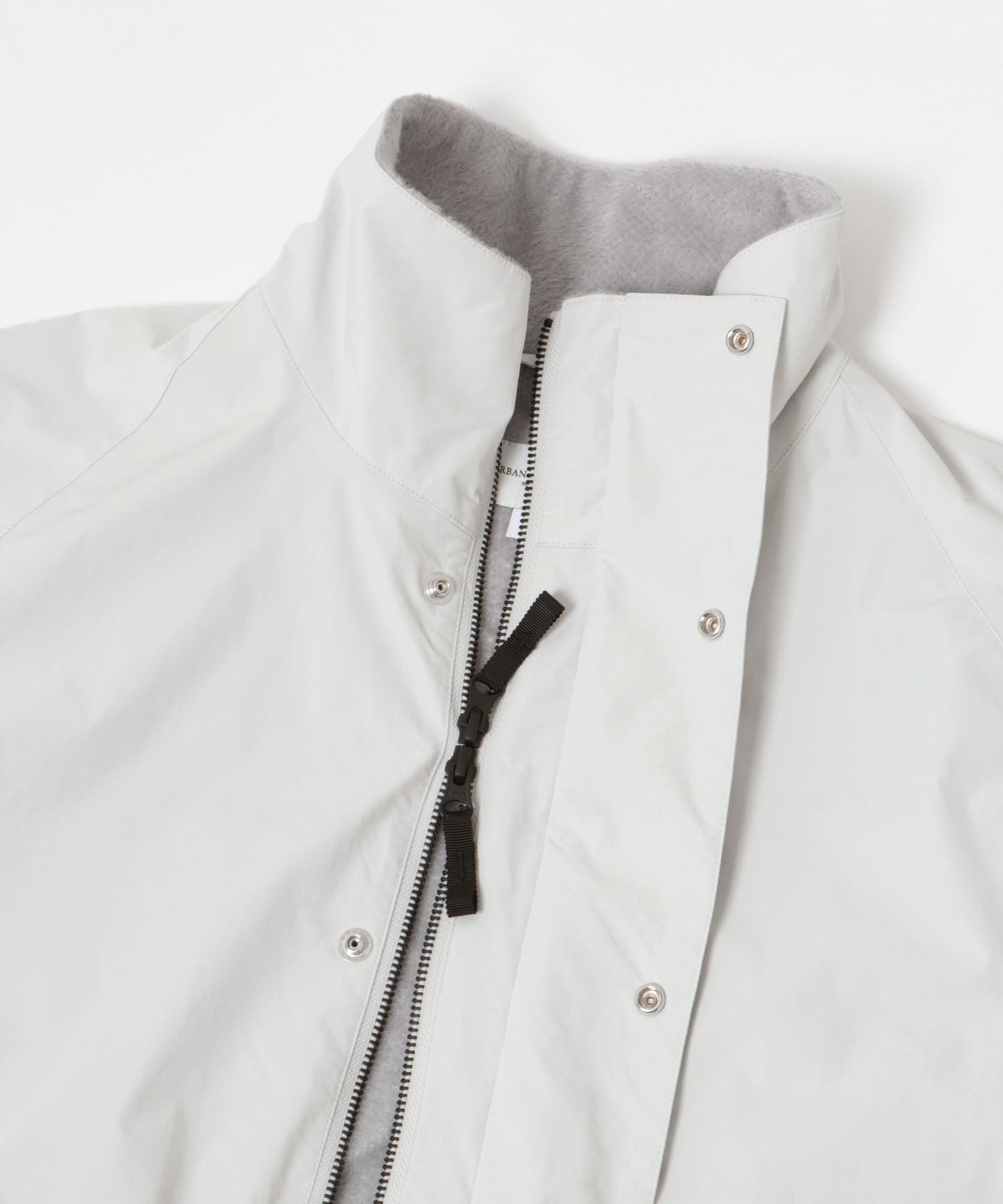 new basic VINTAGE NYLON STAND BLOUSON ICE GRAY M