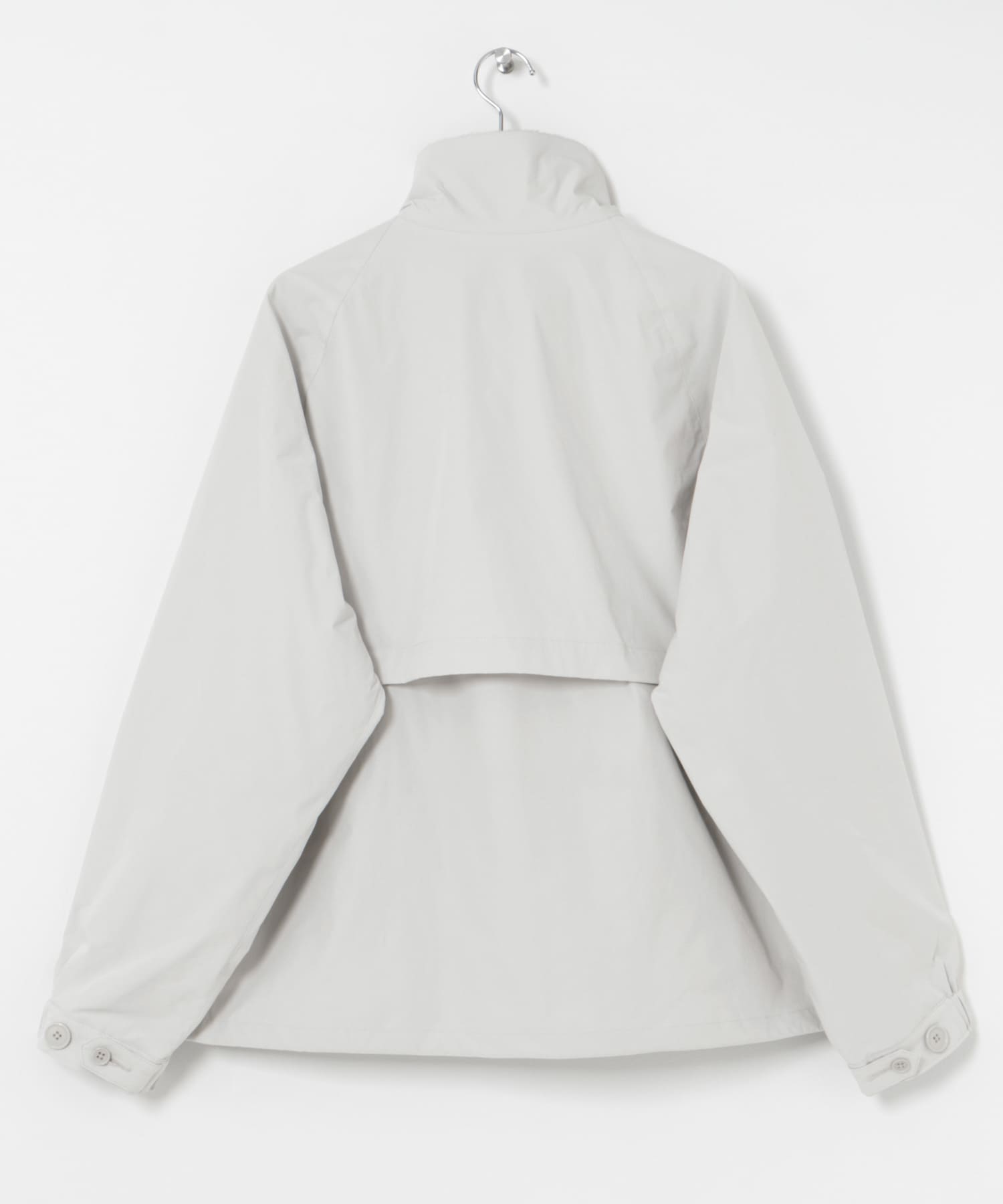 new basic VINTAGE NYLON STAND BLOUSON ICE GRAY M