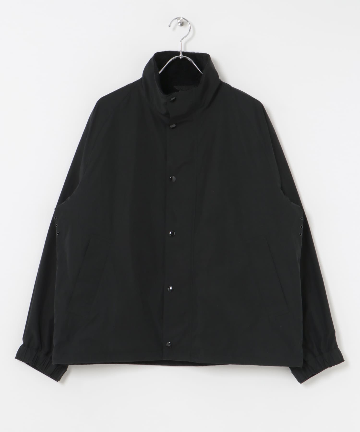 new basic VINTAGE NYLON STAND BLOUSON BLACK M