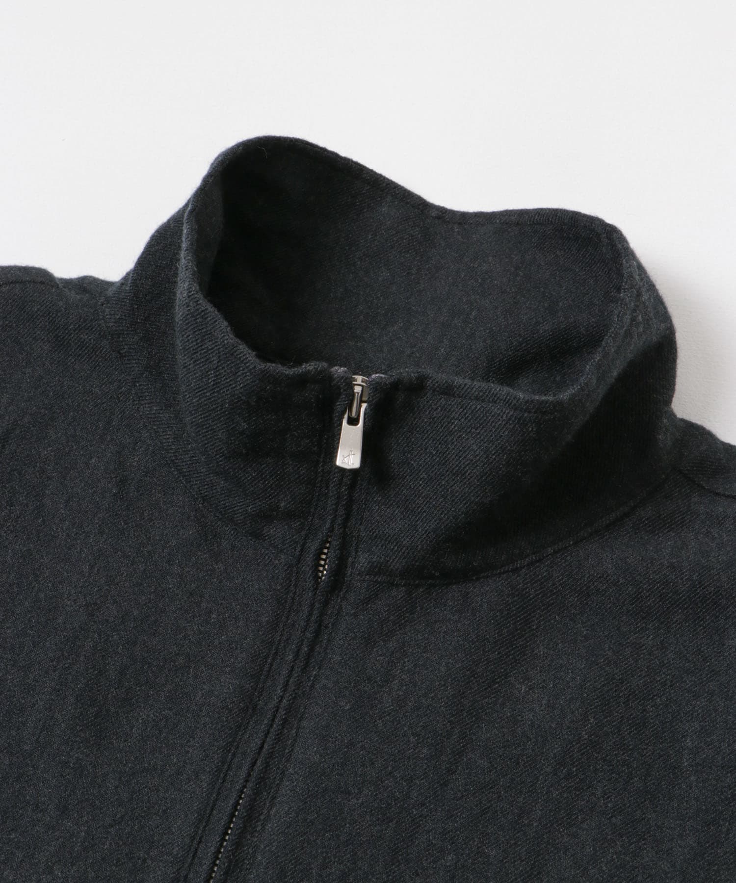new basic Wool/Linen Track Jacket CHARCOAL M