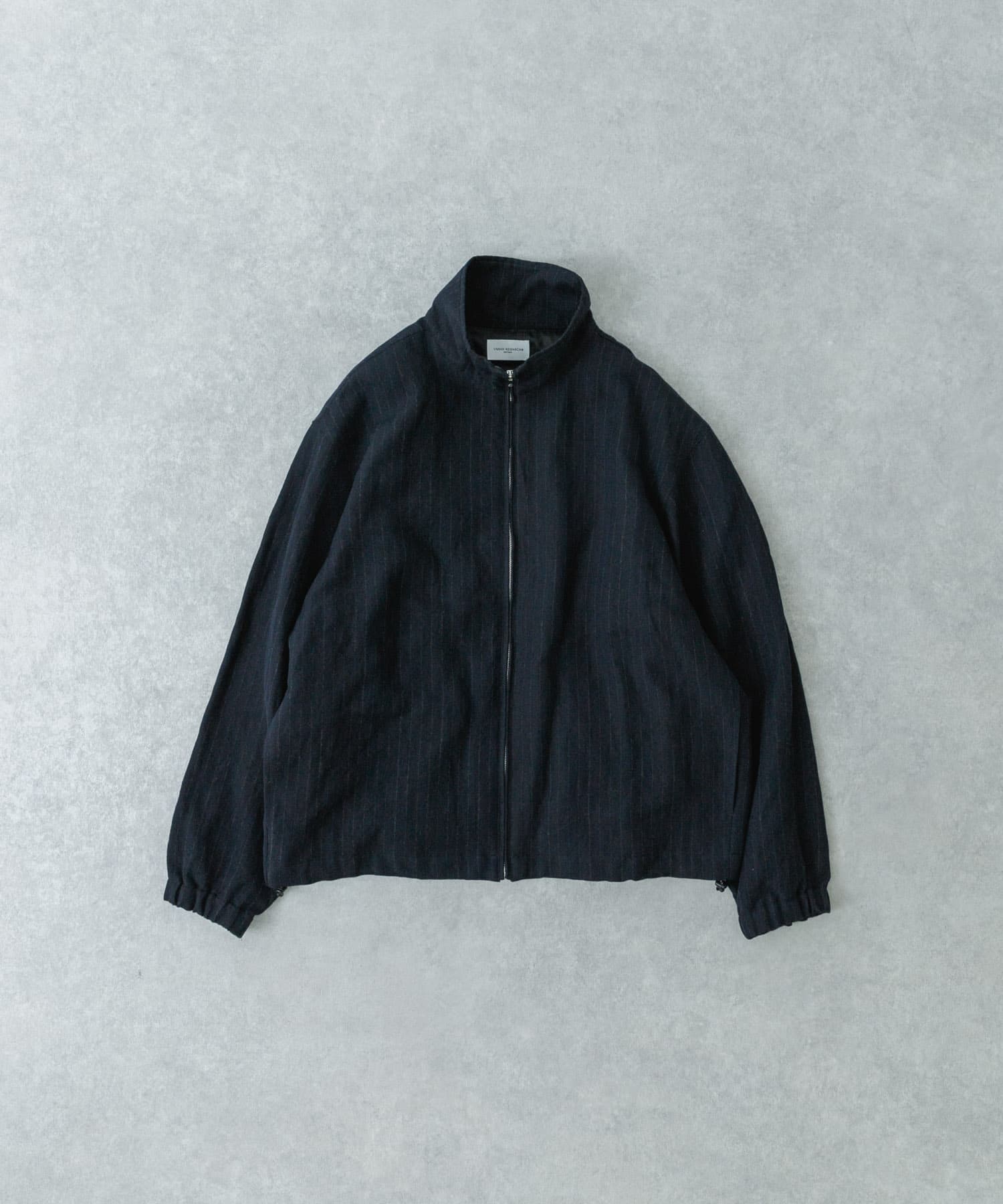 new basic Wool/Linen Track Jacket NAVY ST M