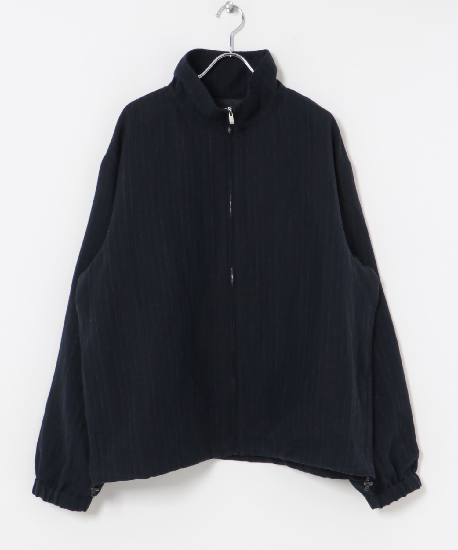 new basic Wool/Linen Track Jacket NAVY ST M