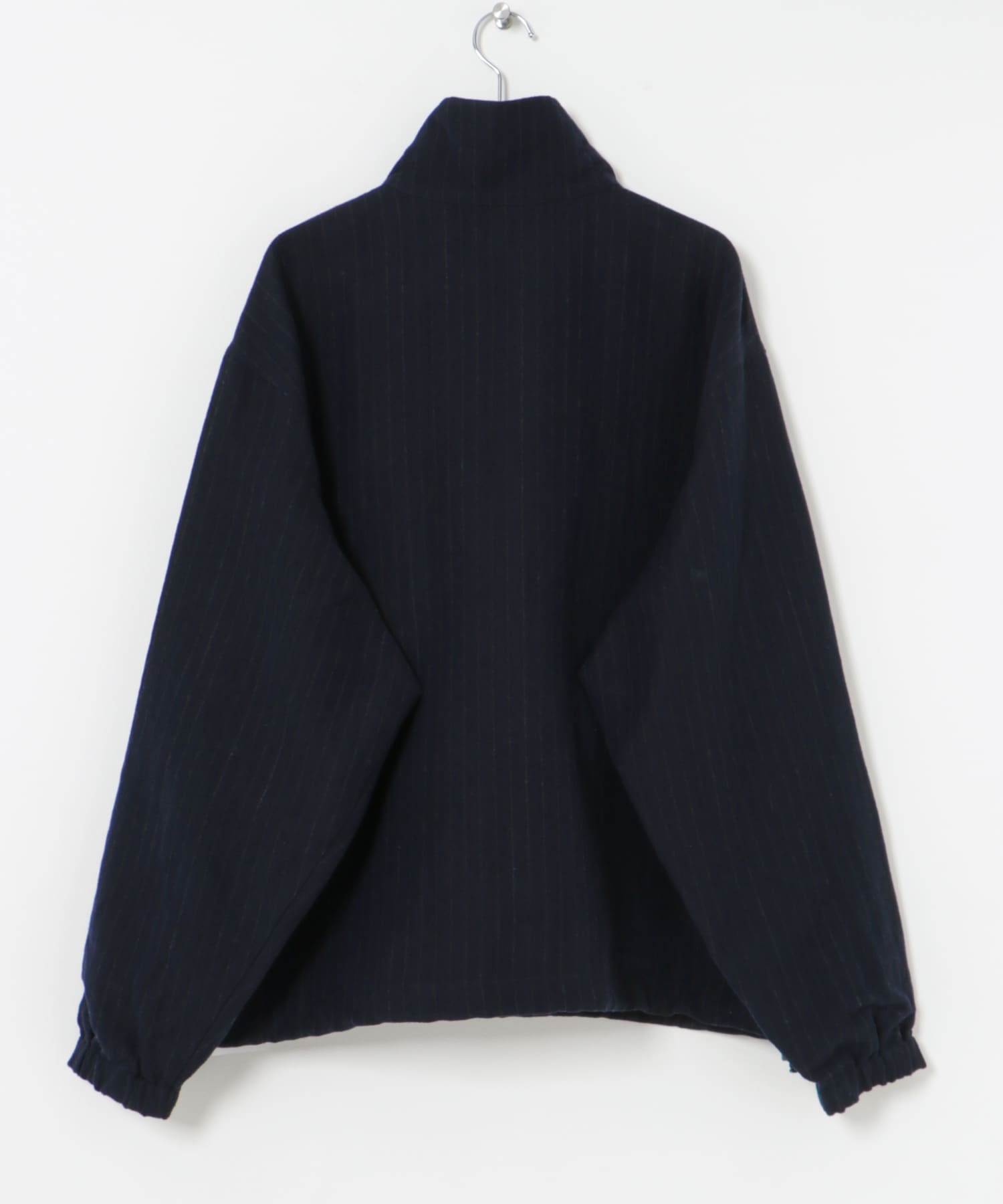 new basic Wool/Linen Track Jacket NAVY ST M