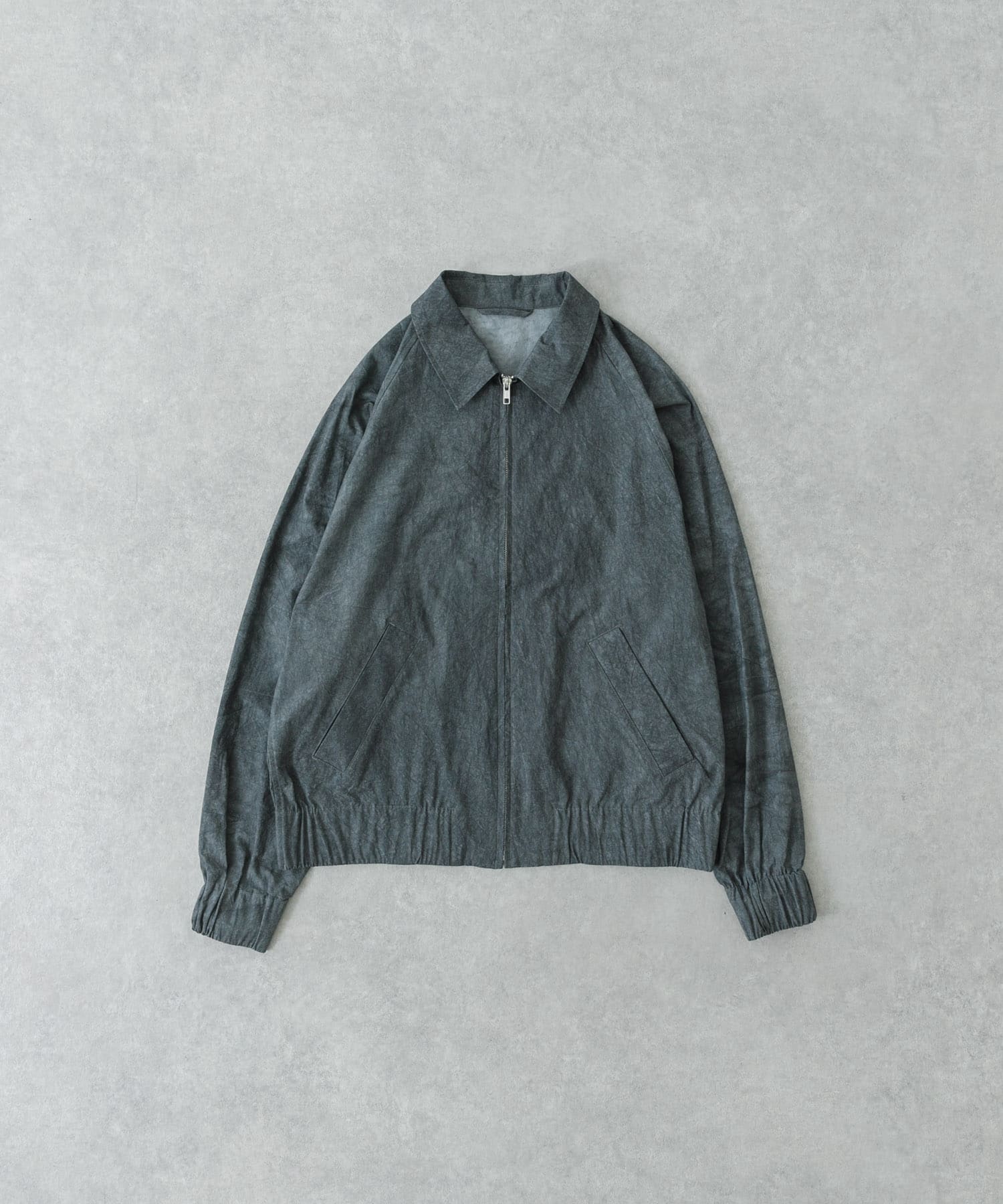 『セットアップ対応』MADARA MIST COTTON BLOUSON CHARCOAL M