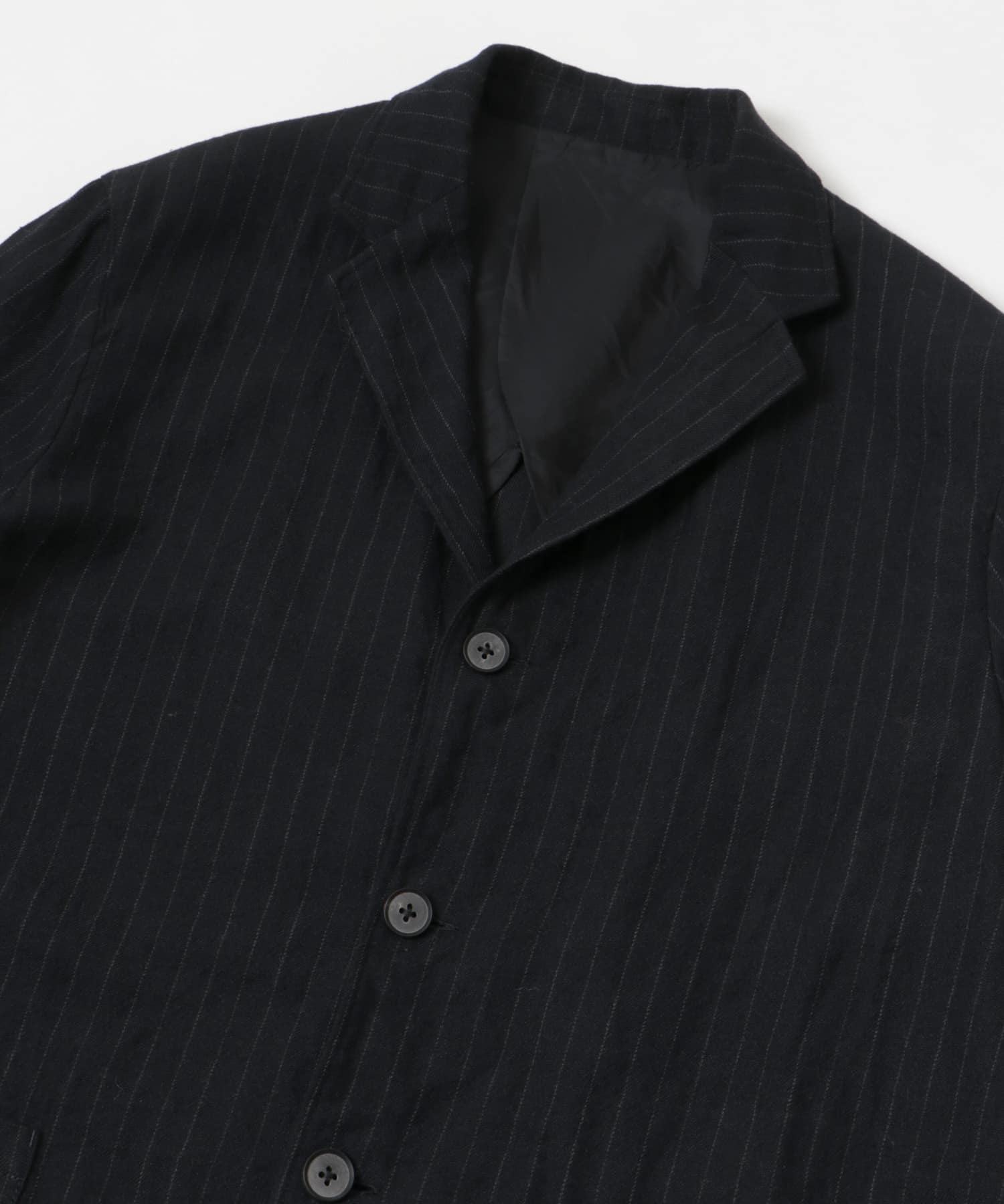 『セットアップ対応』new basic Wool/Linen jacket NAVY ST M