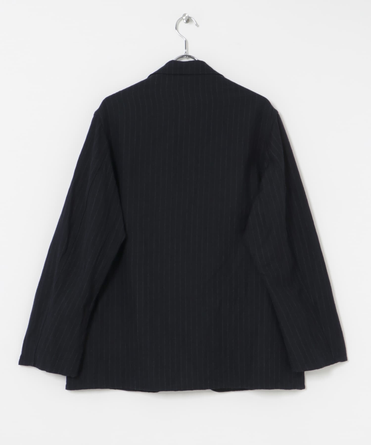 『セットアップ対応』new basic Wool/Linen jacket NAVY ST M