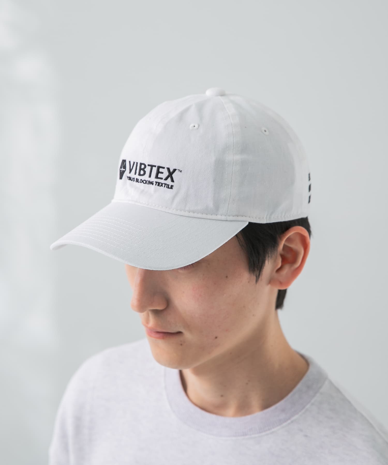 『別注』VIBTEX×URBAN RESEARCH　TWILL CAP WHITE FREE