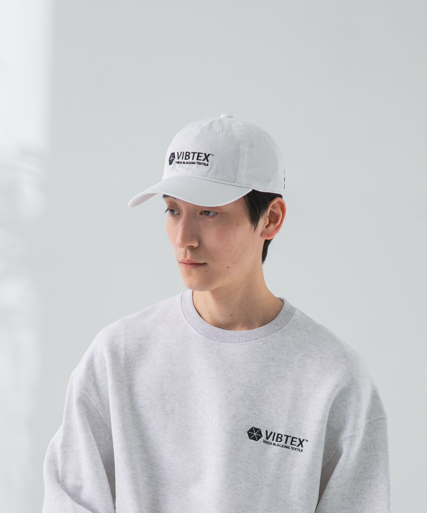 『別注』VIBTEX×URBAN RESEARCH　TWILL CAP WHITE FREE