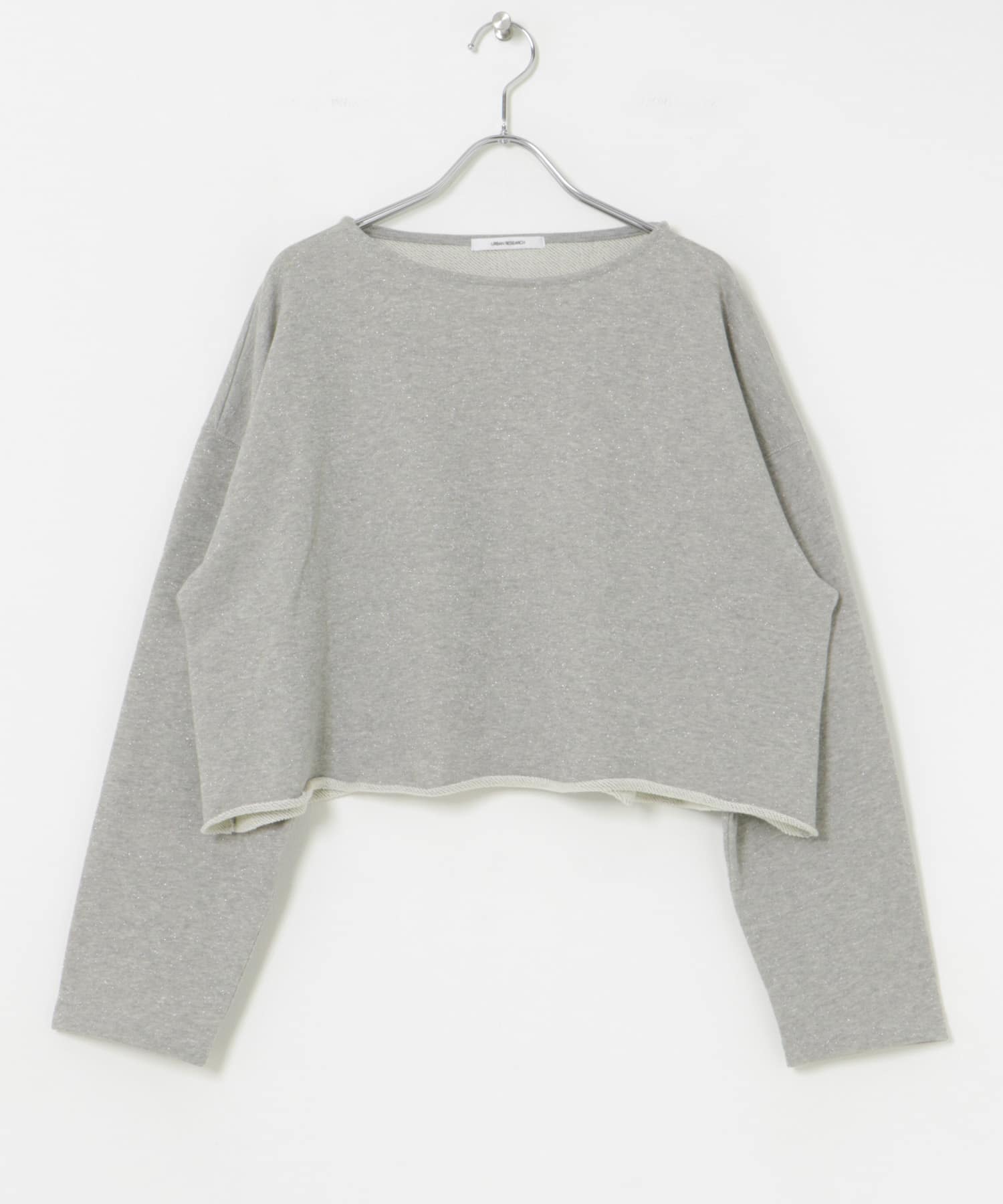 『MADE IN JAPAN』ショート丈カットオフスウェット GRAY FREE