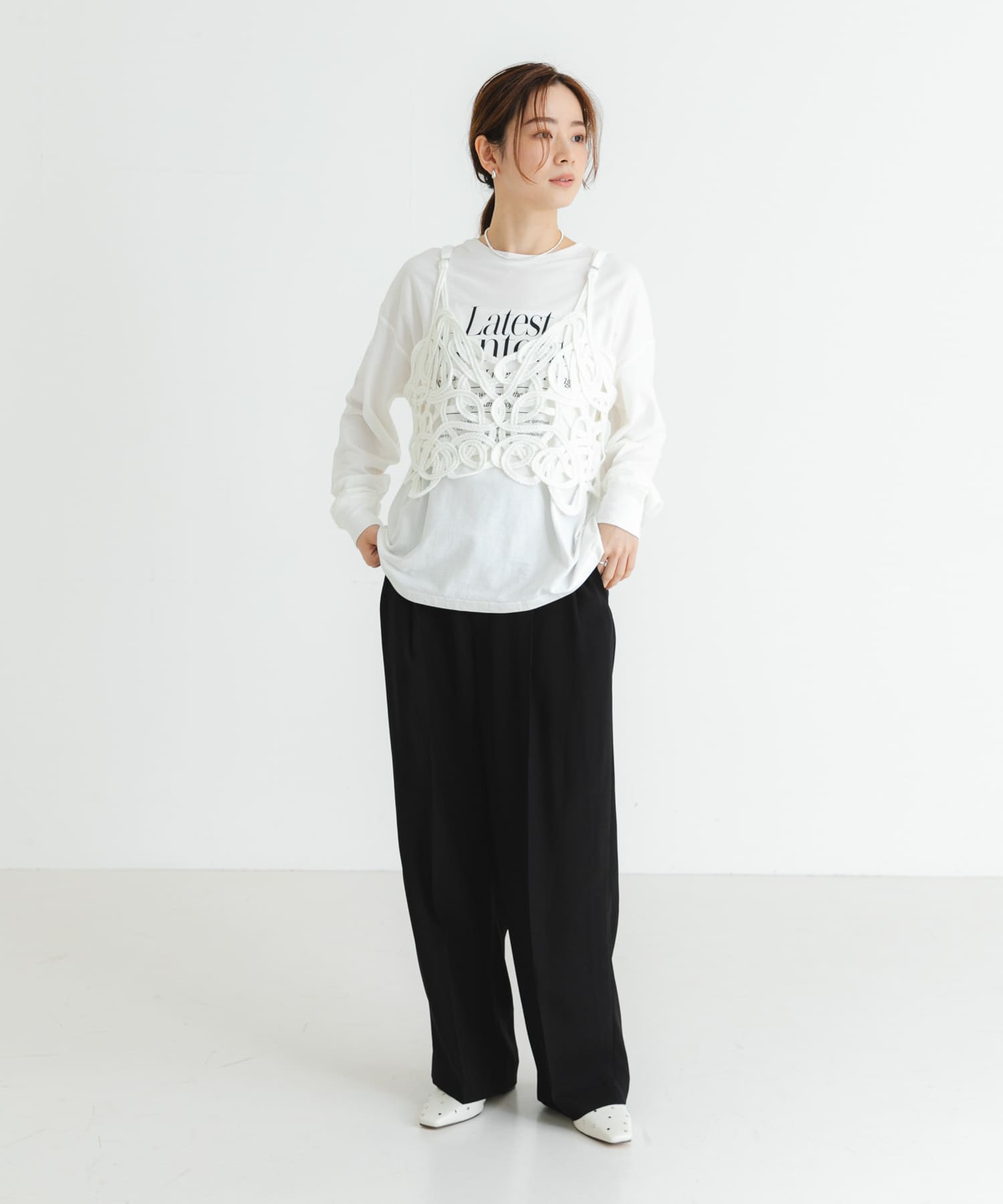 身長：162cm サイズ：FREE