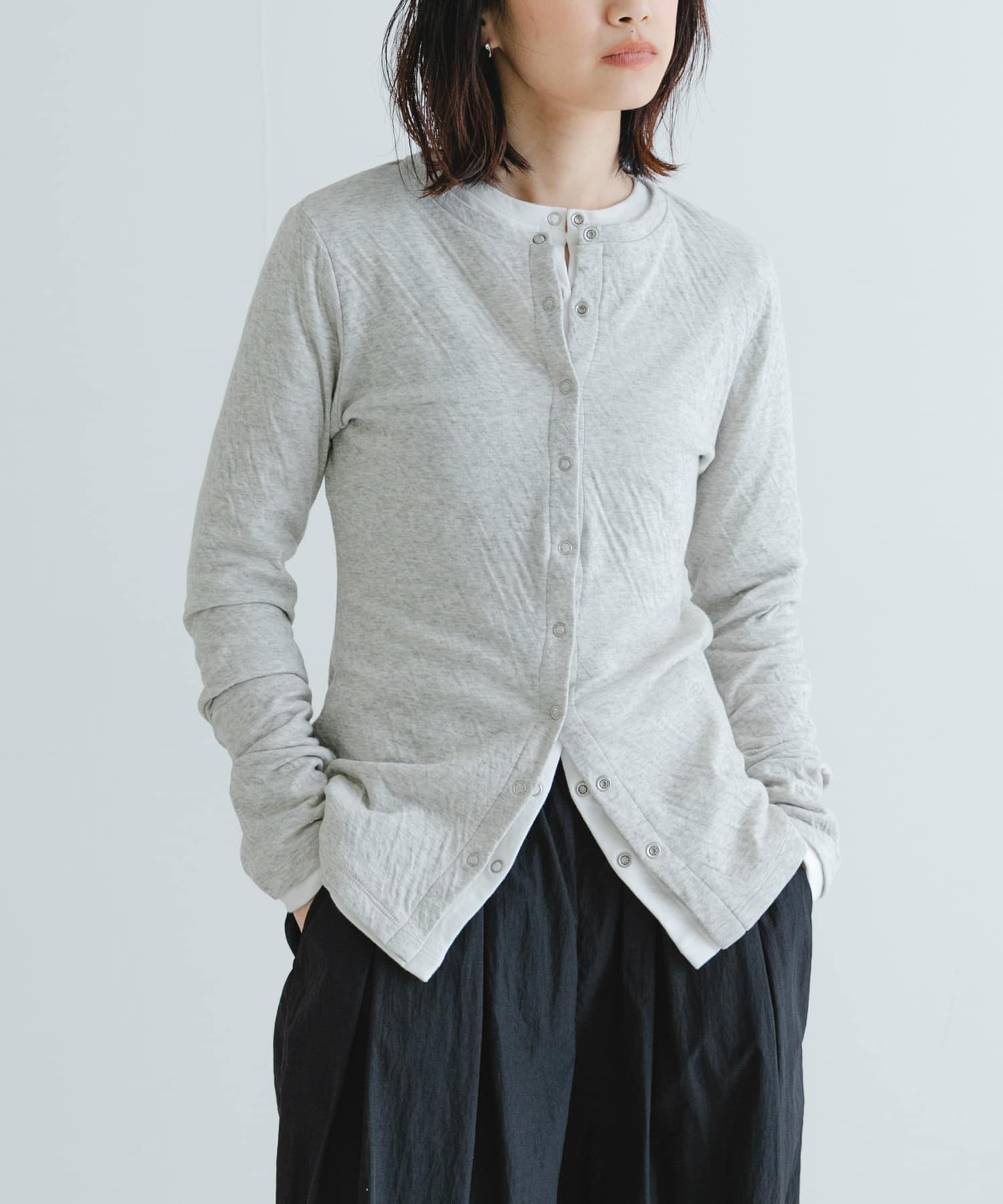 『MADE IN JAPAN』セッケツクルーネックカーディガン