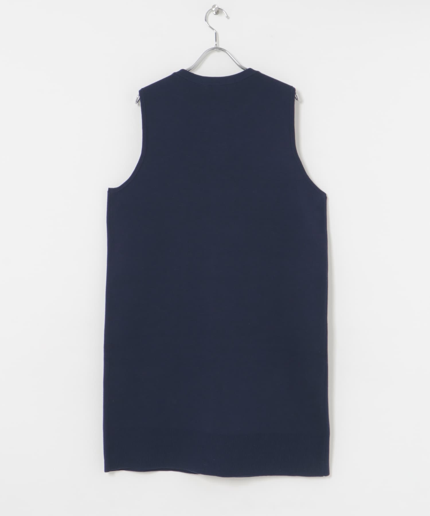 ダブルジップニットベスト NAVY FREE