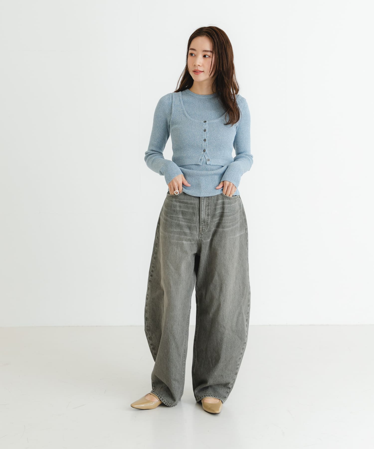 身長：162cm サイズ：FREE