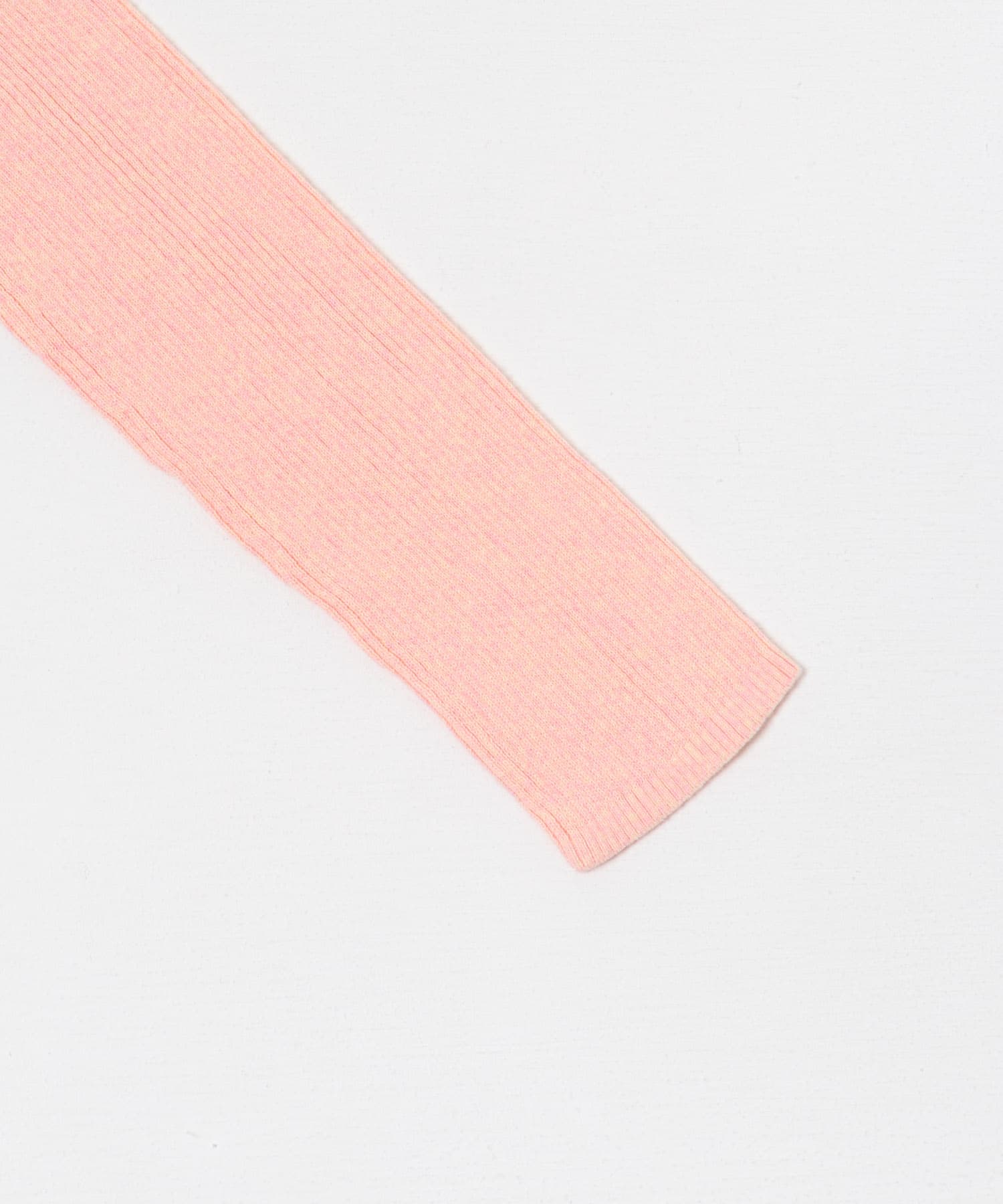 『UR TECH』メランジコットンクルーネックニット PINK FREE