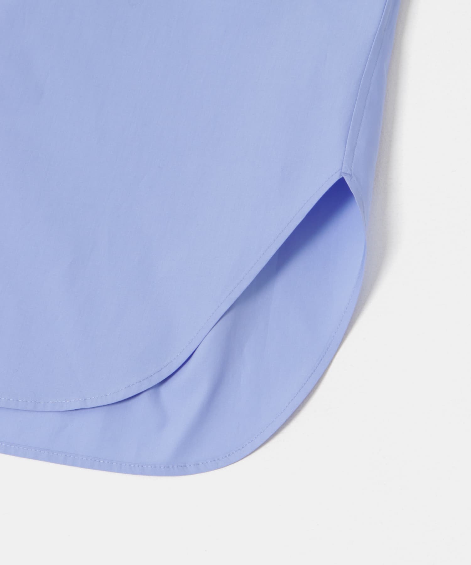 ブロードオーバーシャツ L.BLUE FREE